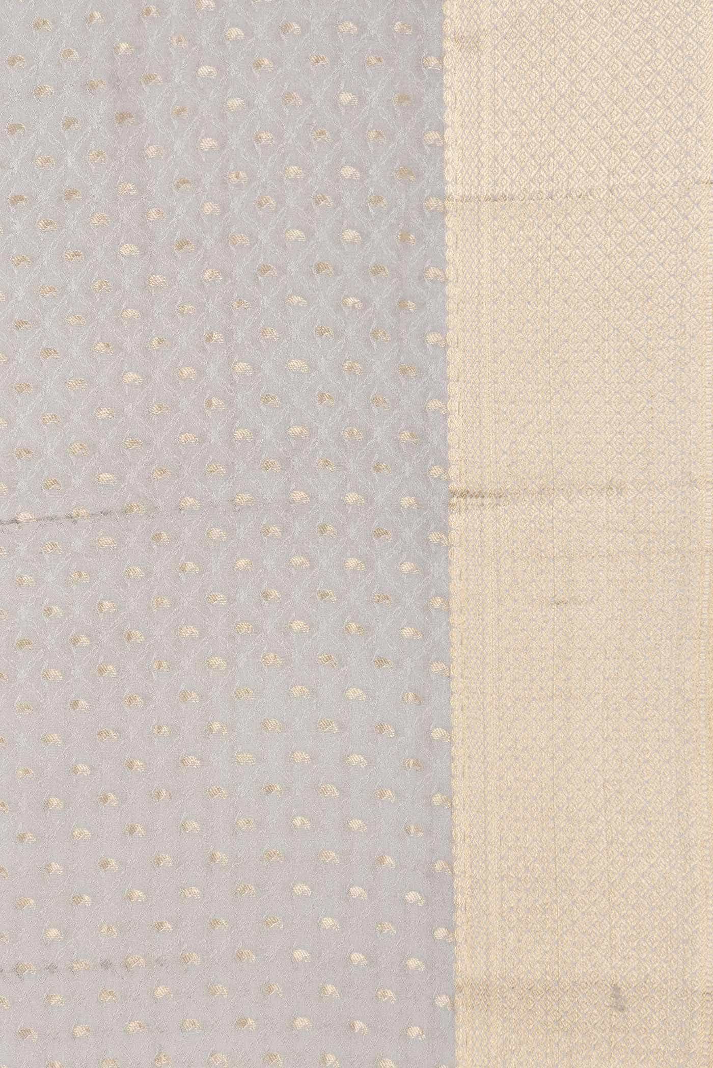 Grey Dual Tone Mysore Georgette Saree