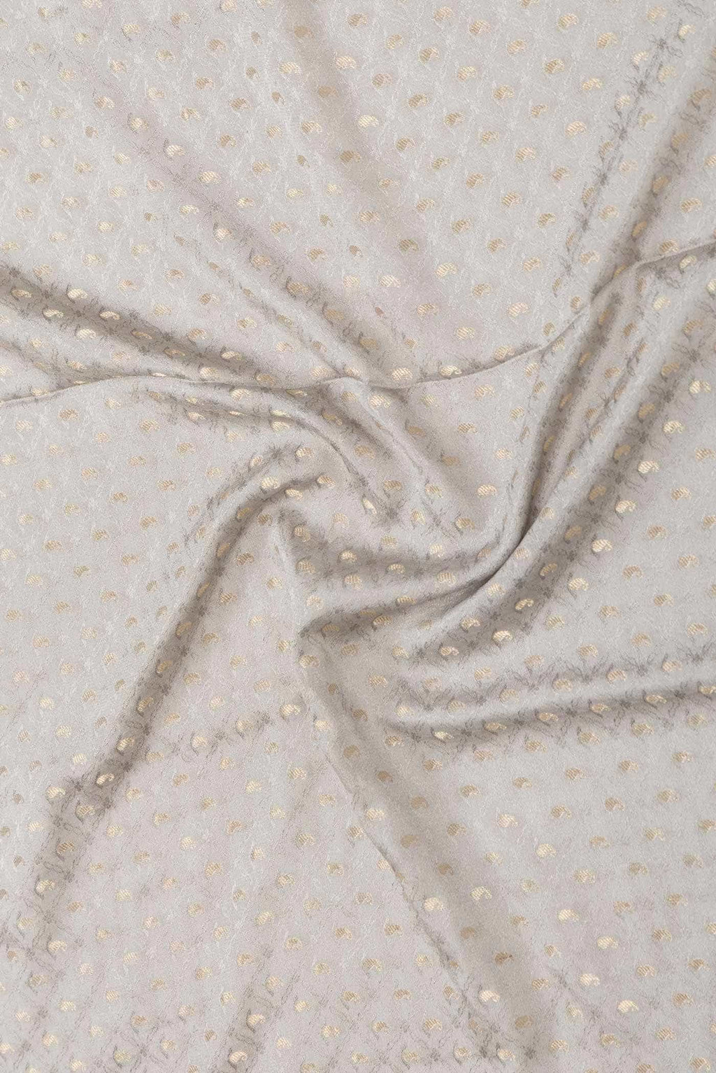Grey Dual Tone Mysore Georgette Saree