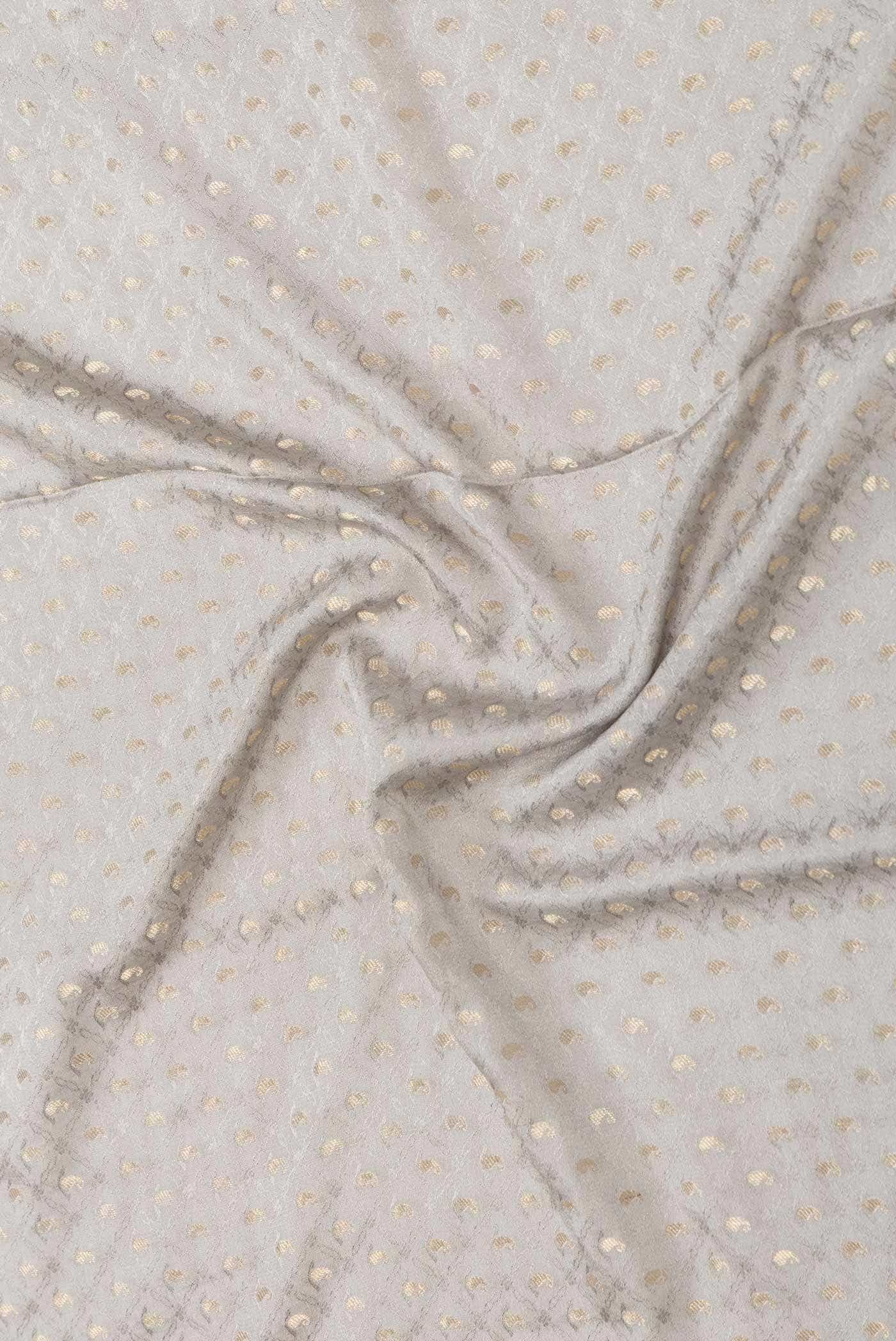 Grey Dual Tone Mysore Georgette Saree
