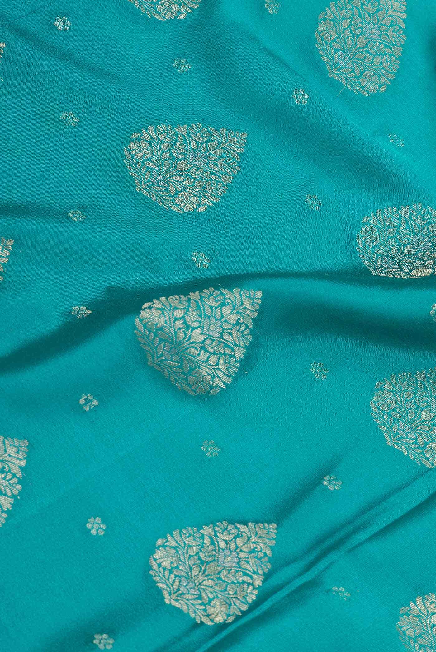 Green Dual Tone Mysore Georgette Saree