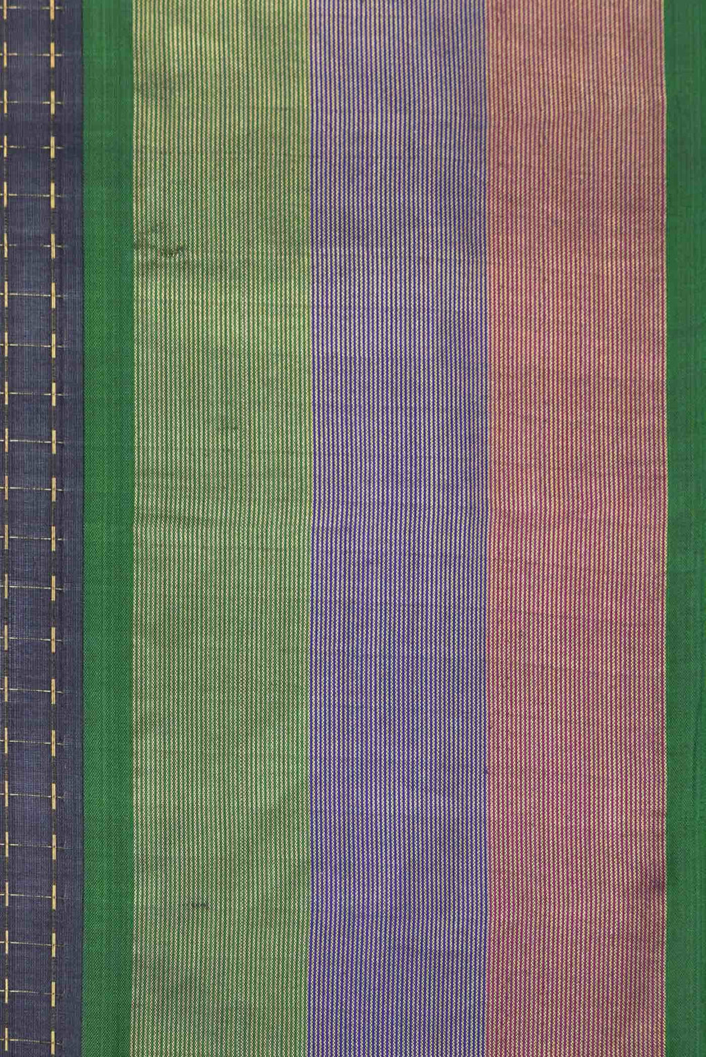 Black Dual Tone Kanchipuram Silk Saree