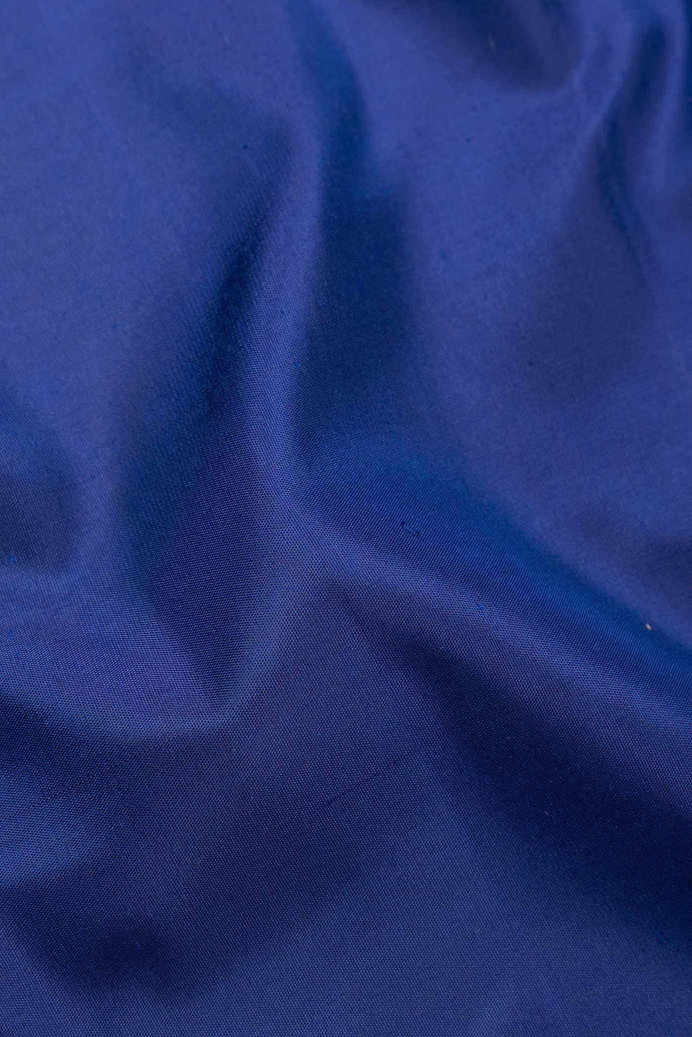 Pure Silk Pure Zari Navy Blue Kanchipuram Saree