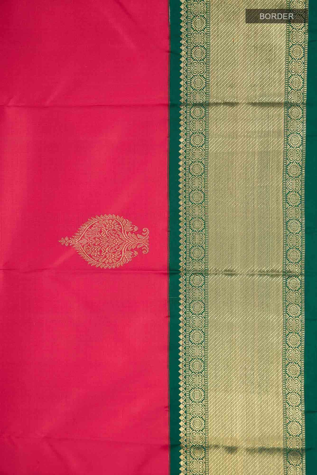 Pure Silk Pure Zari Red Kanchipuram Saree