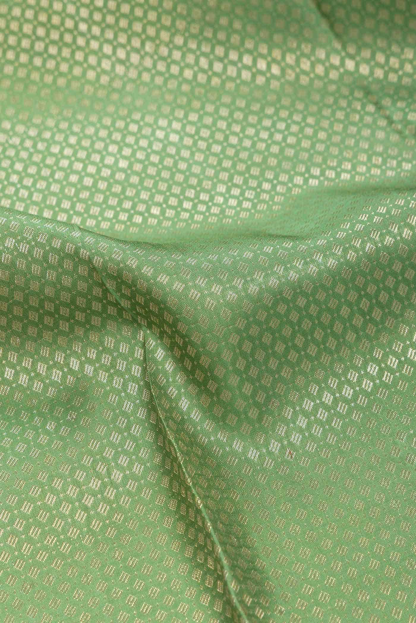 Green Dual Tone Kanchipuram Silk Saree
