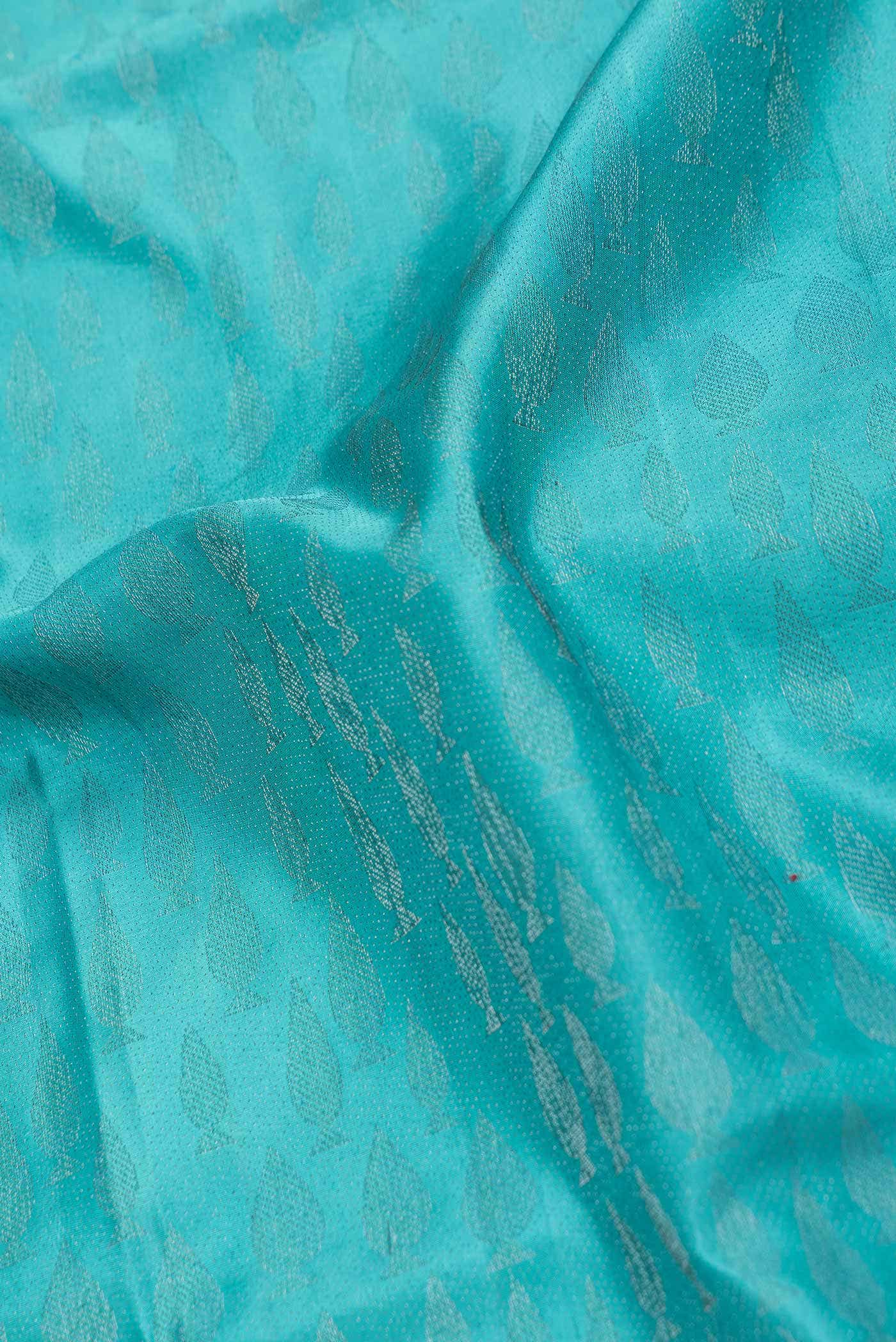 Blue Dual Tone Soft Silk Saree