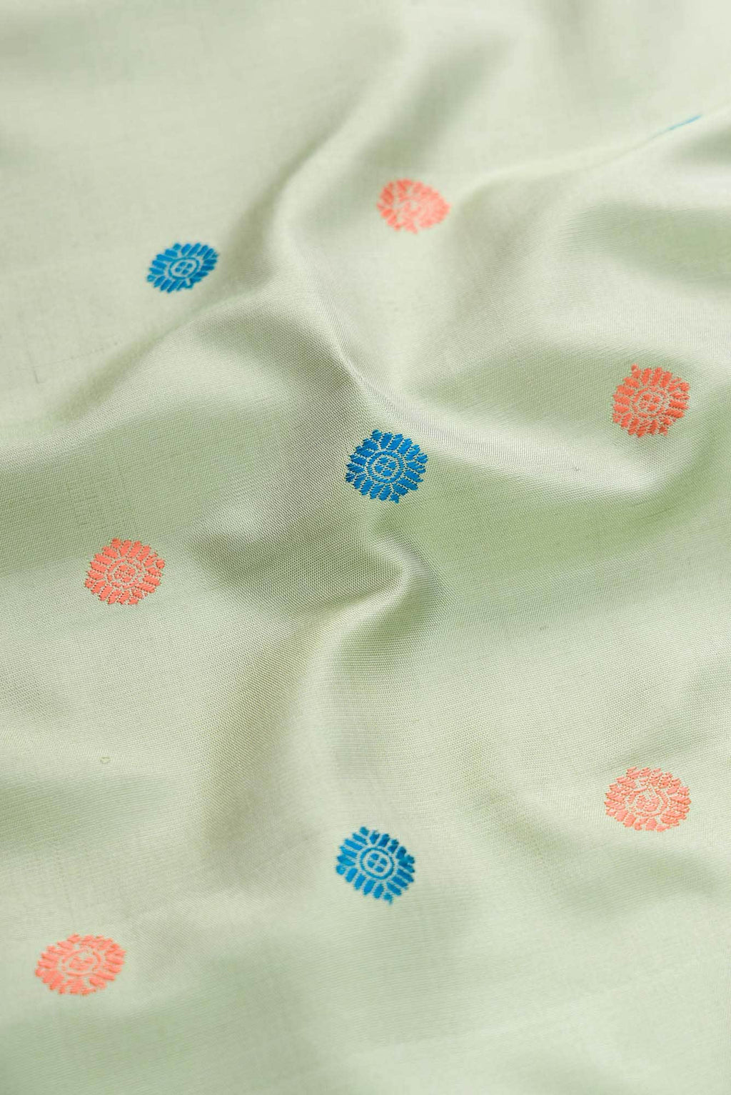 Pista Green Dual Tone Gadwal Silk Saree