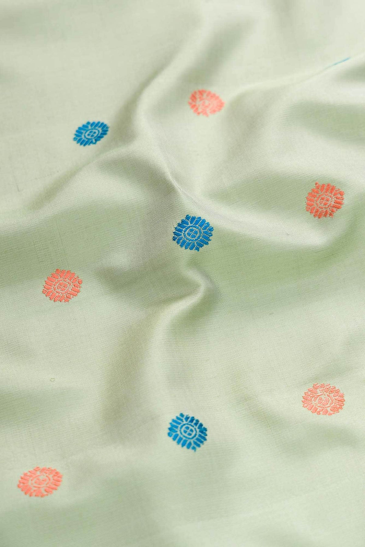 Pista Green Dual Tone Gadwal Silk Saree