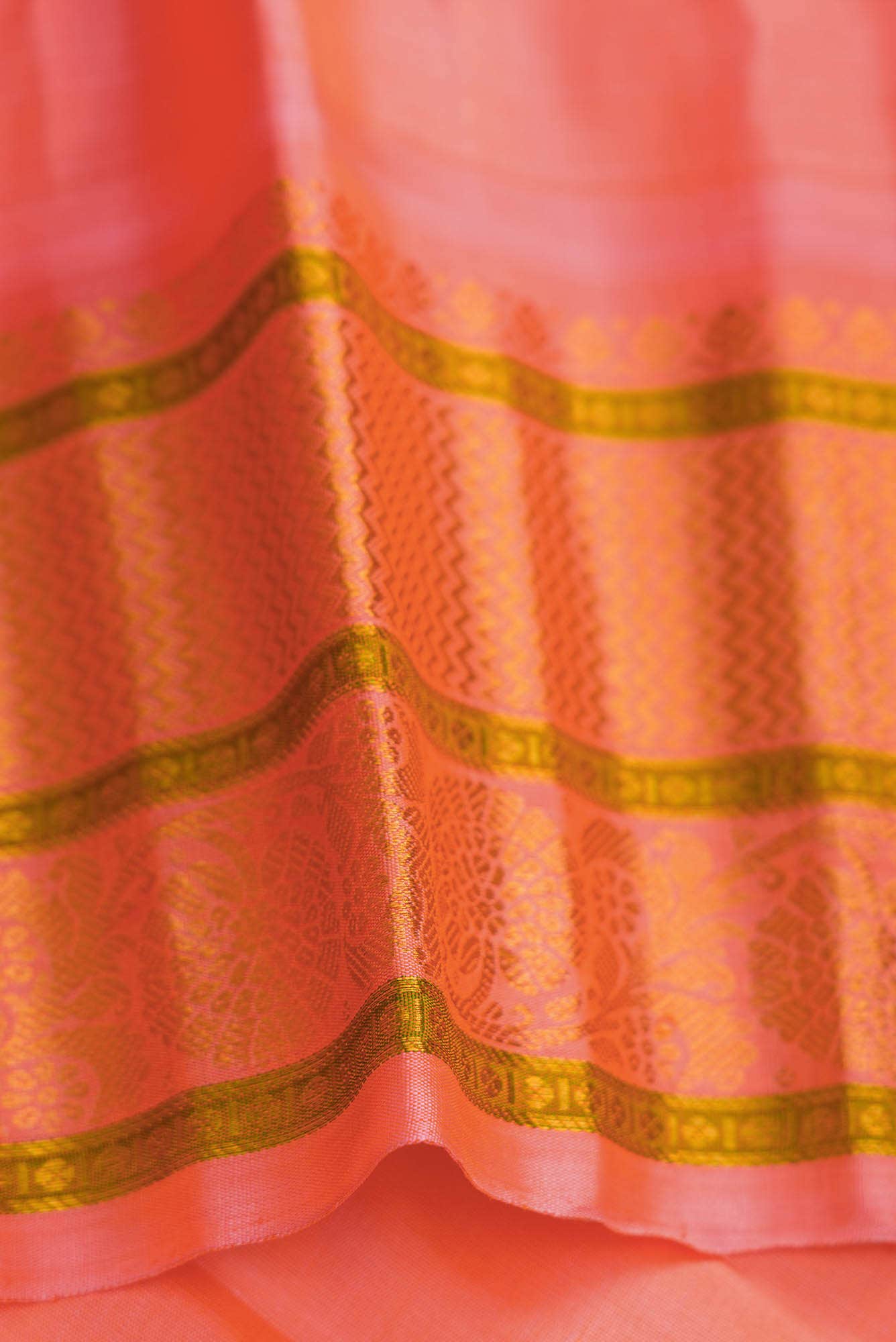 Blue Dual Tone Gadwal Silk Saree