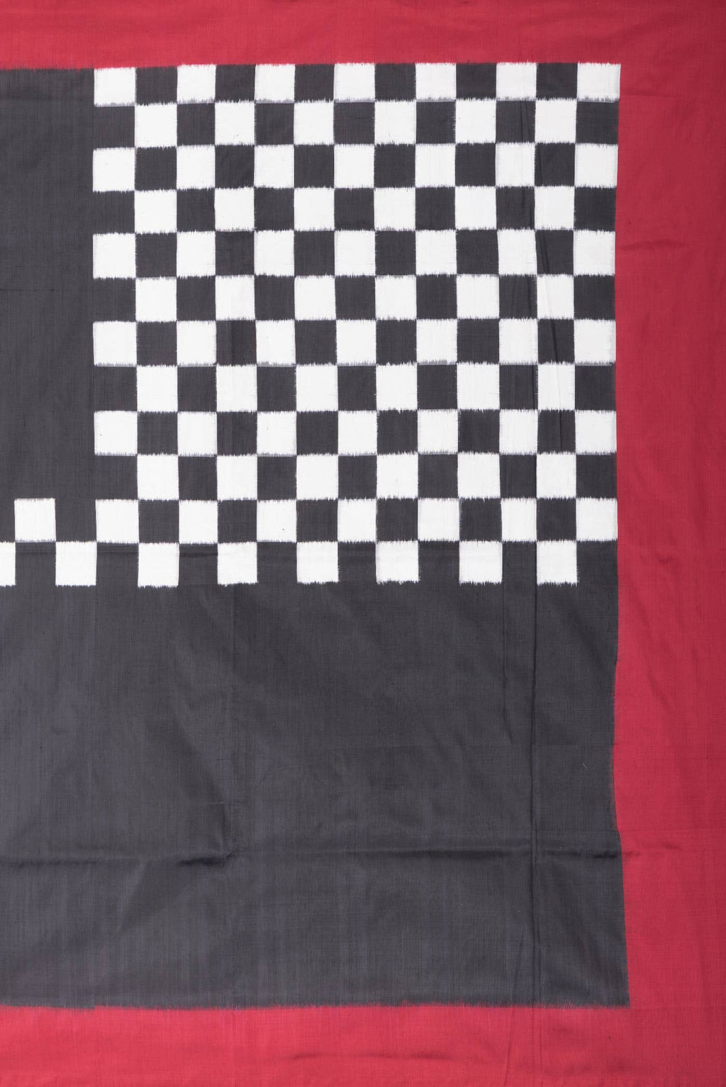 Black Double Ikat Saree