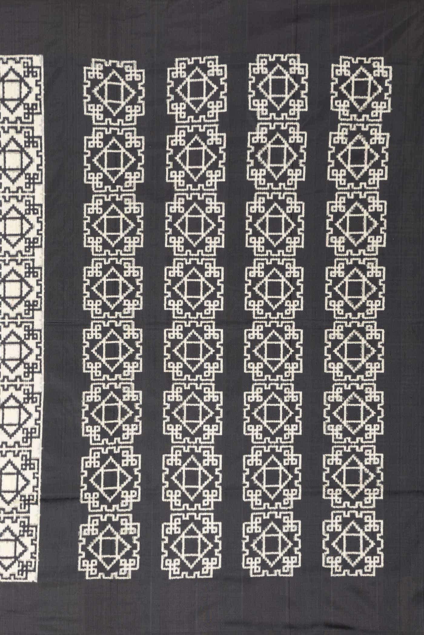Sandal Double Ikat Saree