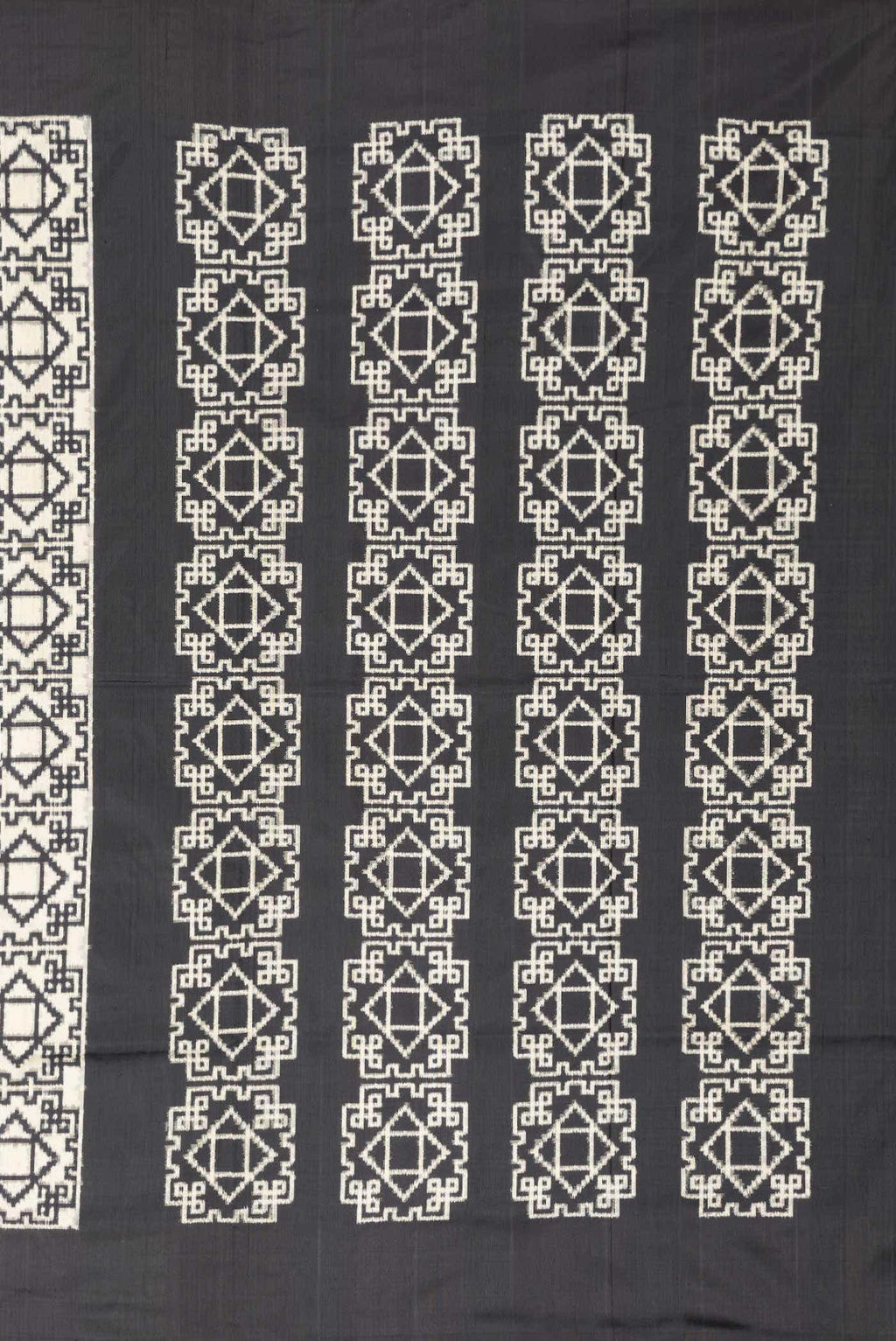 Sandal Double Ikat Saree