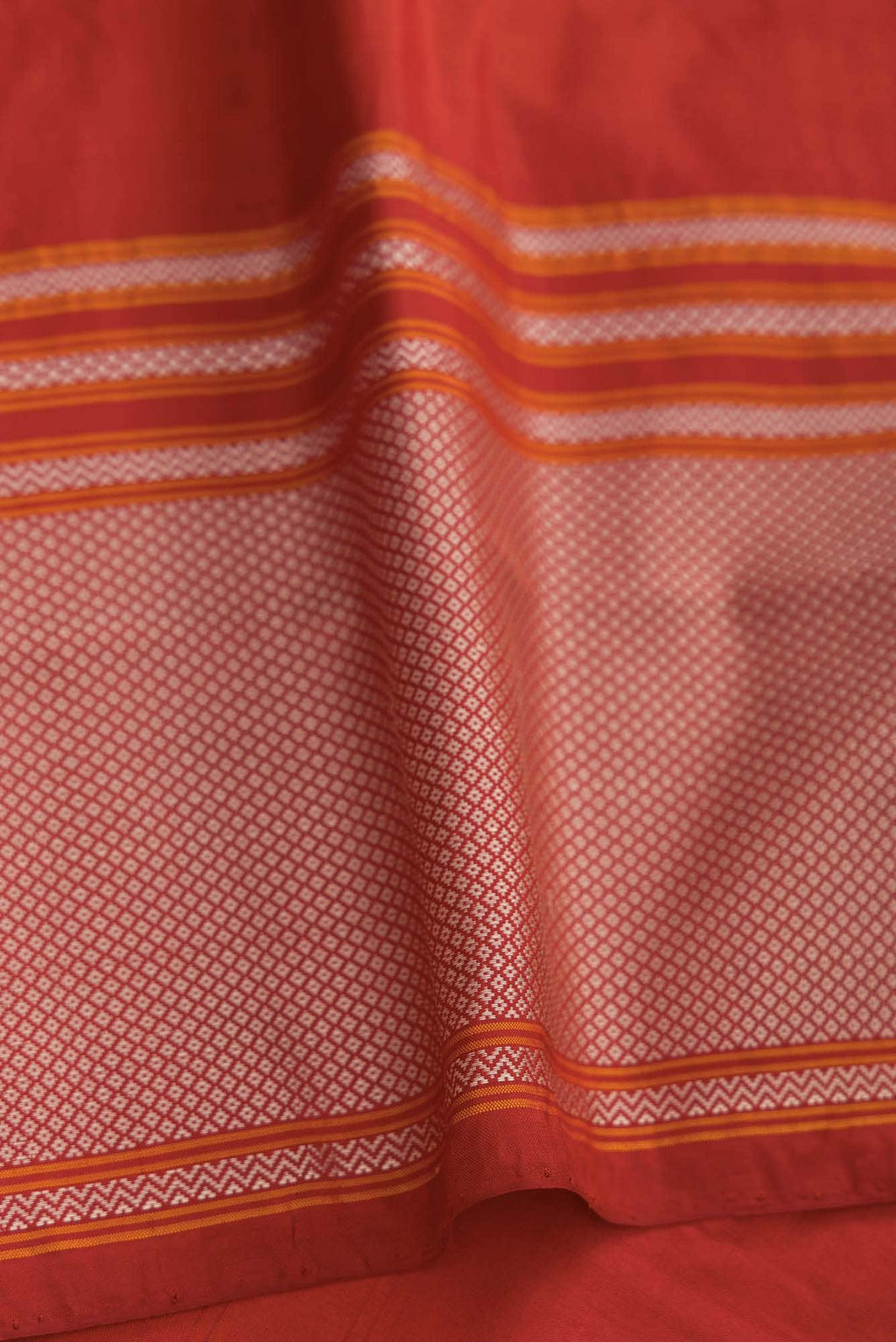 Sandal Dual Tone Double Ikat Saree