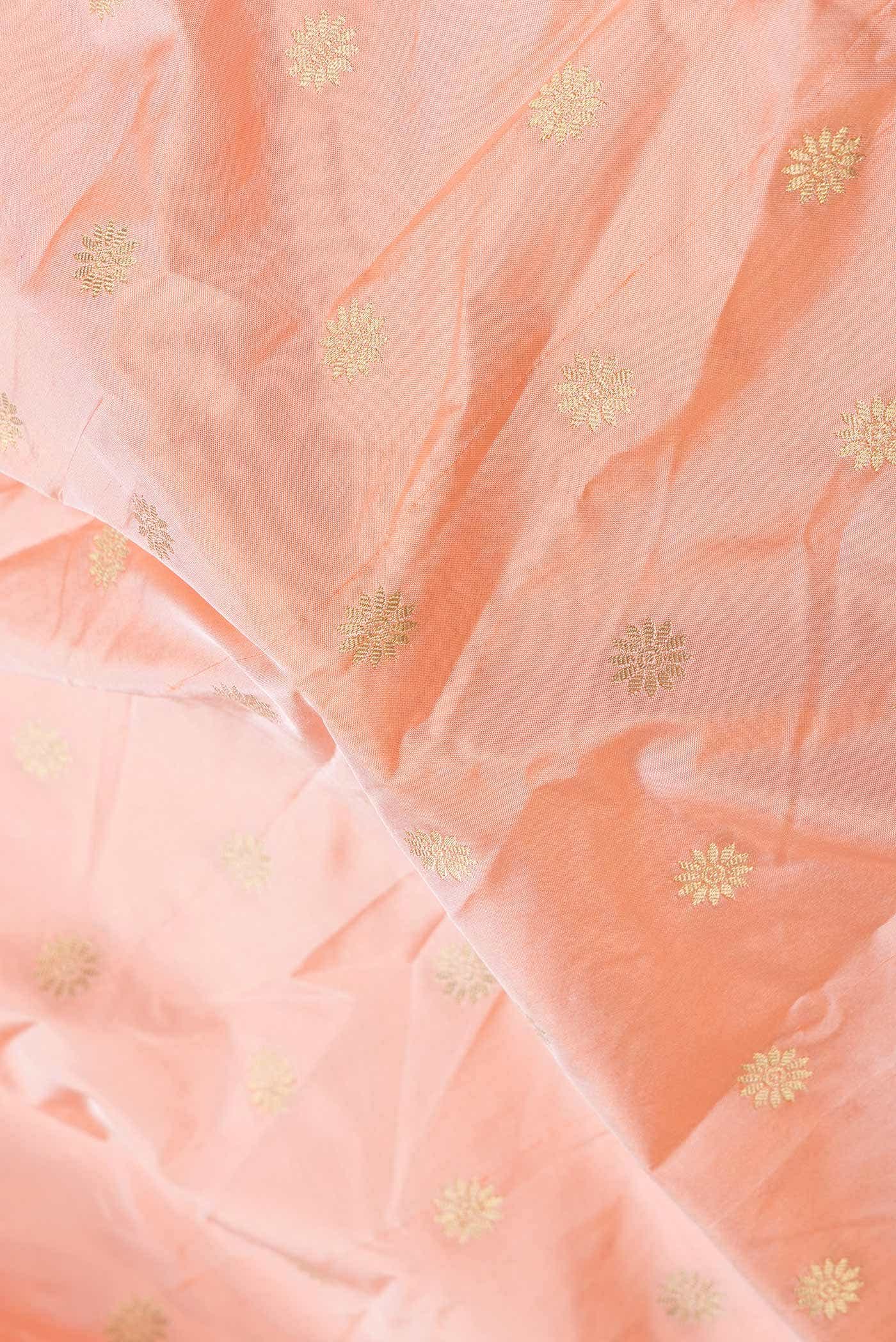 Peach Dual Tone Paithani Silk Saree