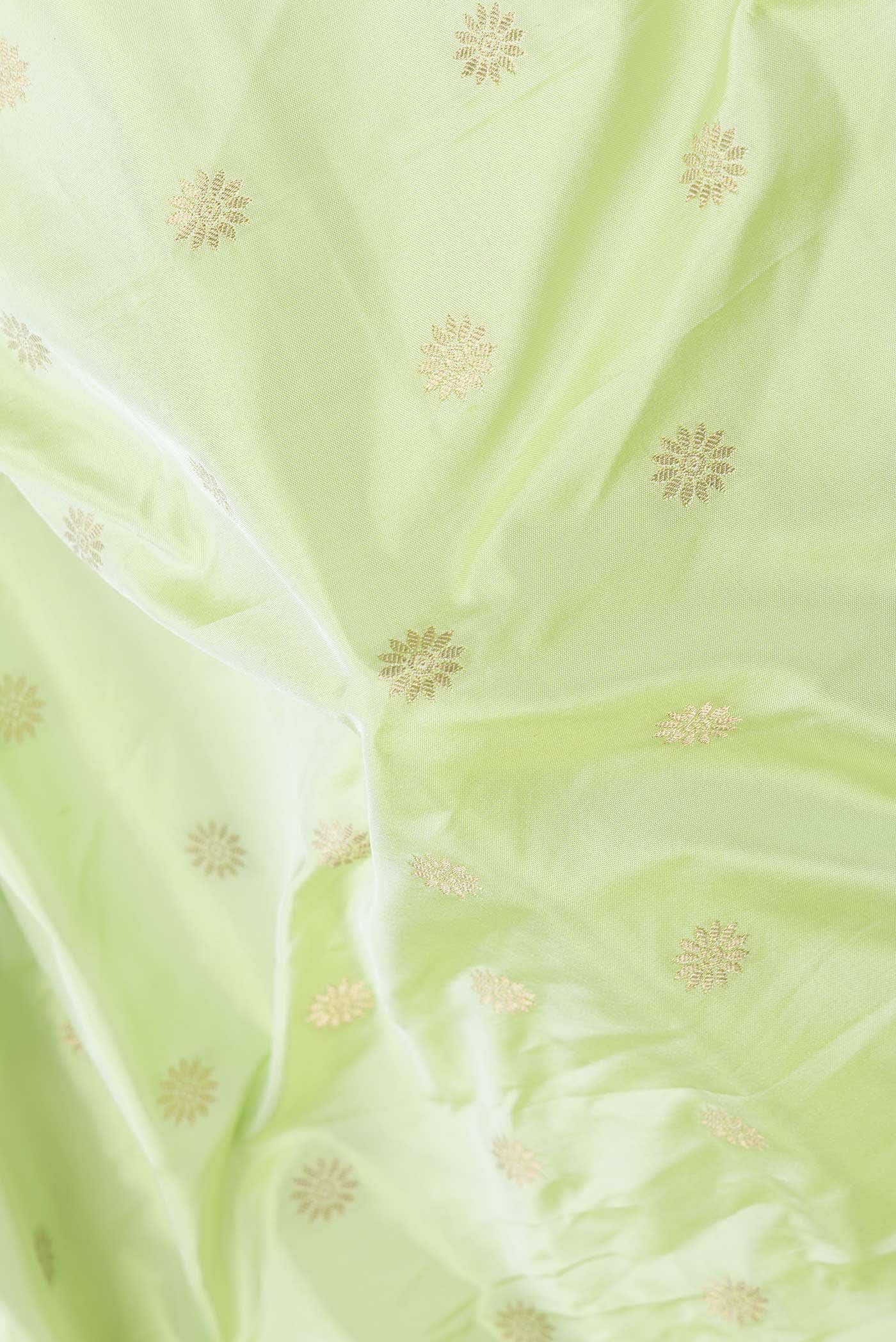 Pista Green Dual Tone Paithani Silk Saree