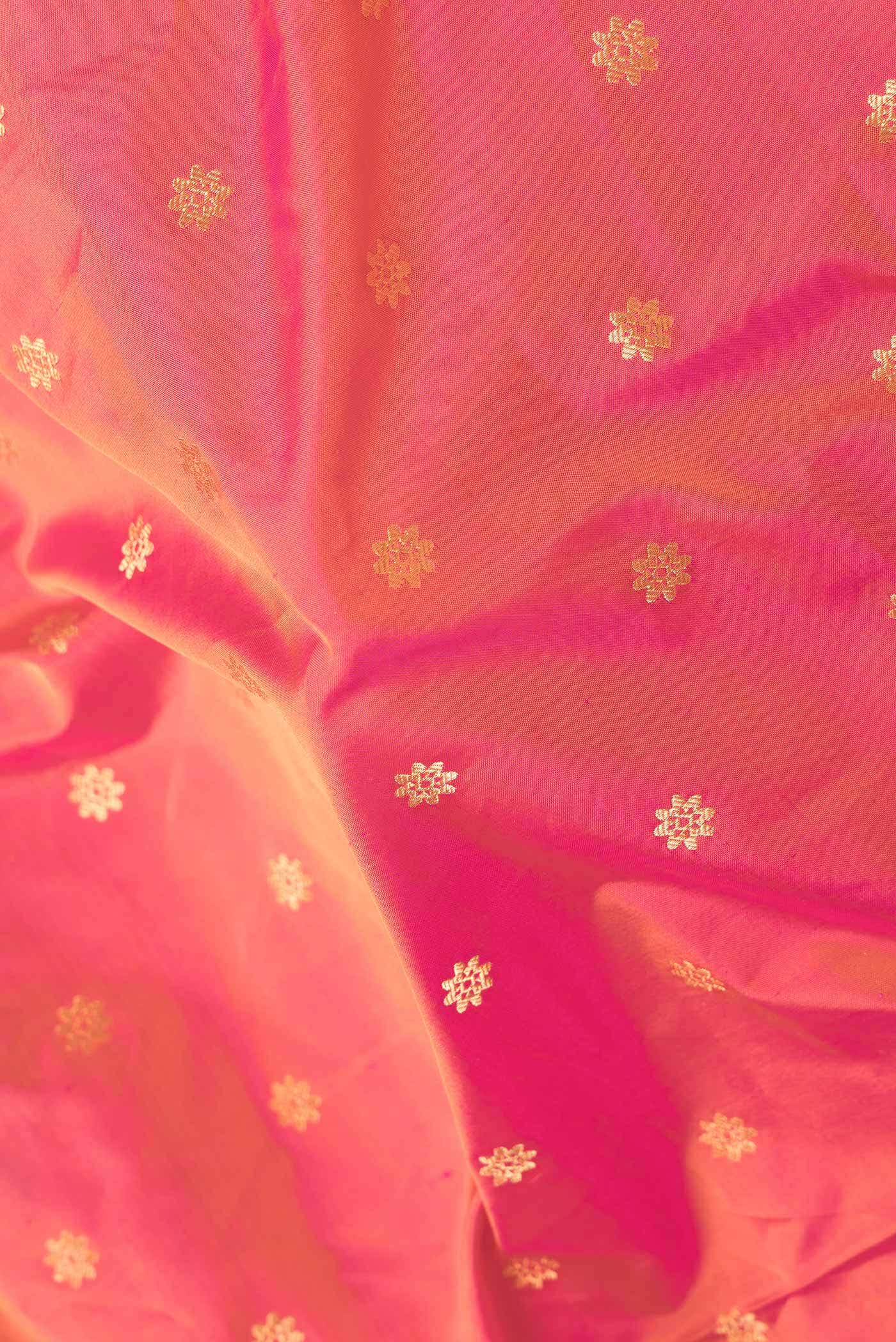 Pink Dual Tone Paithani Silk Saree