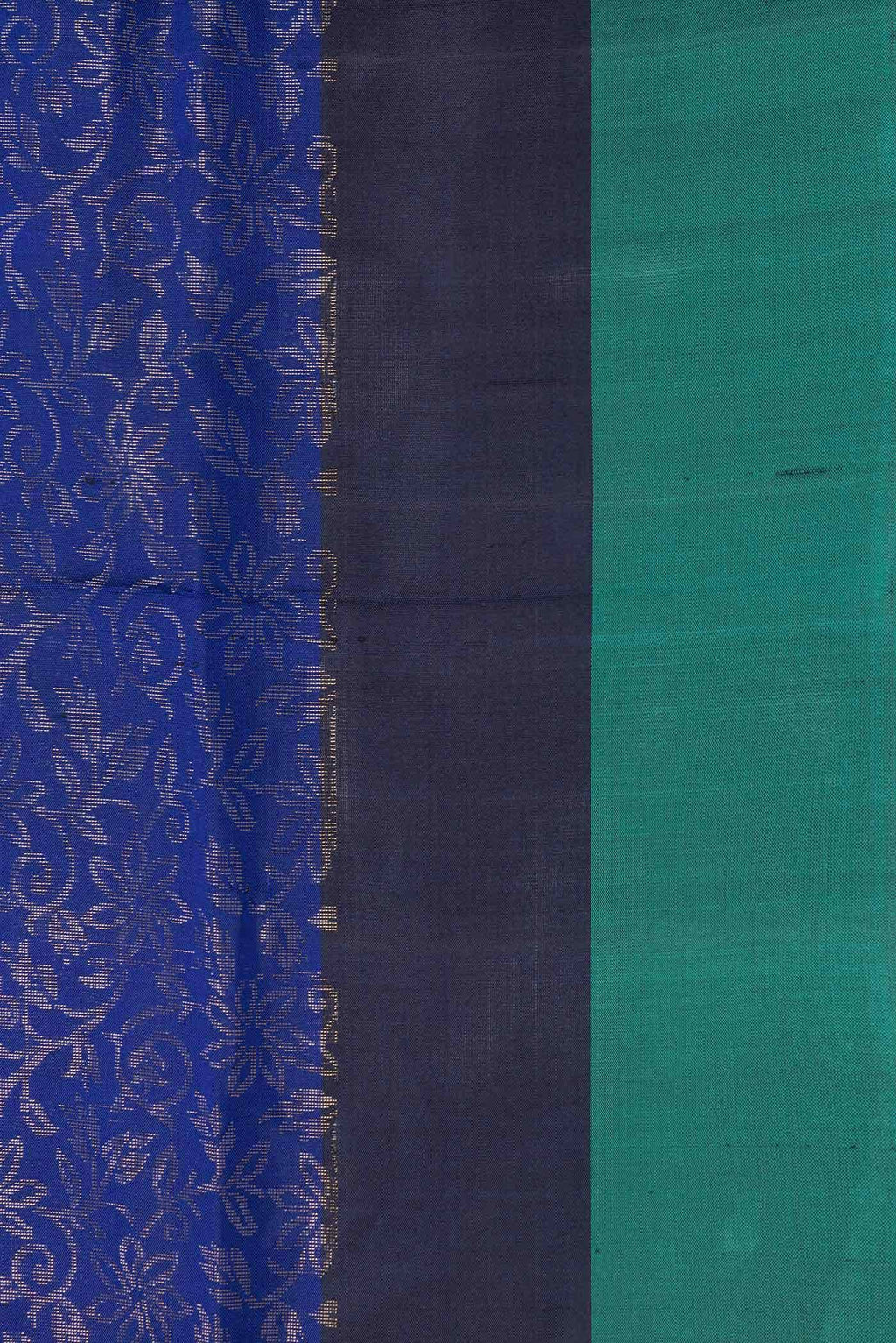 Royal Blue Dual Tone Soft Silk Saree