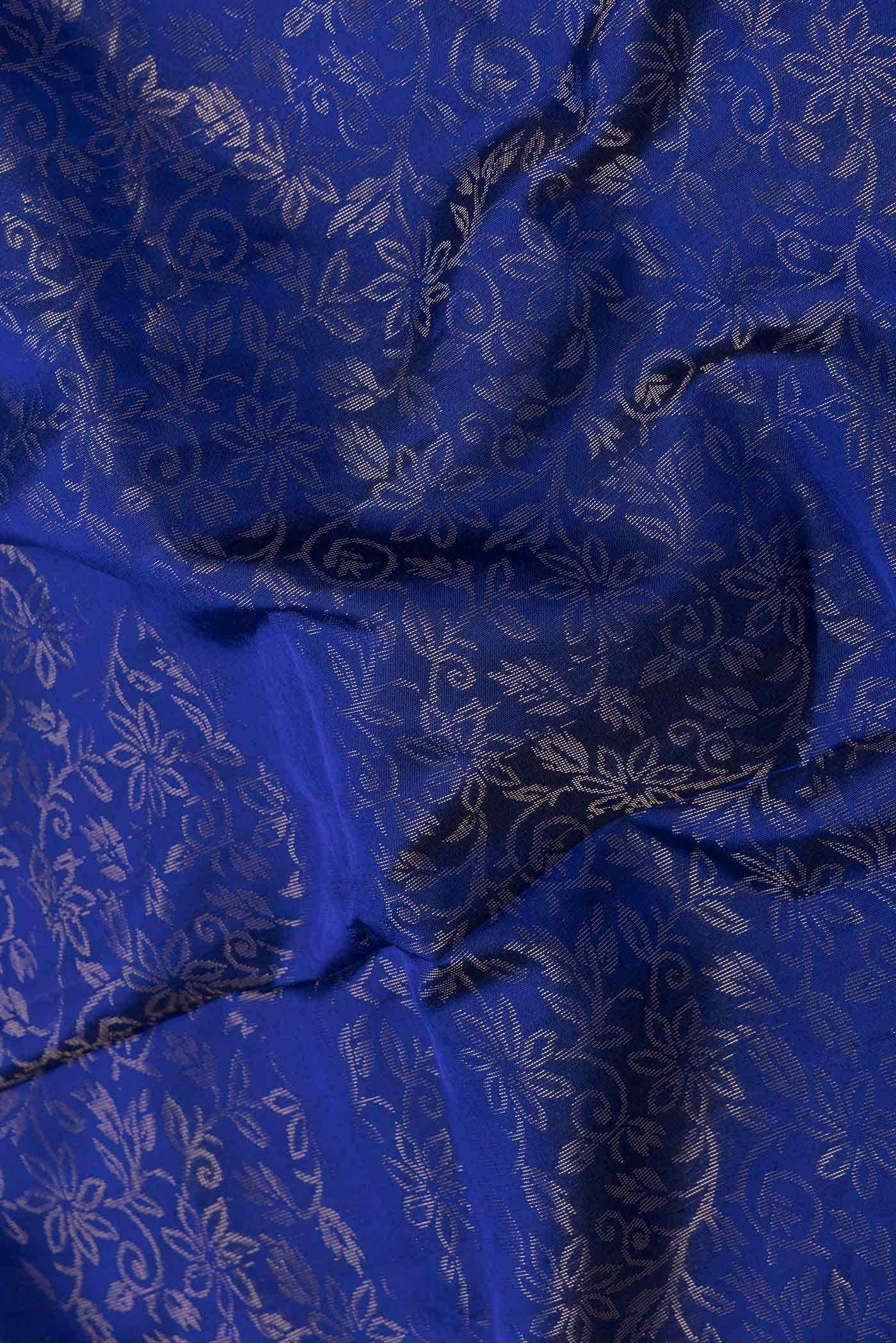 Royal Blue Dual Tone Soft Silk Saree
