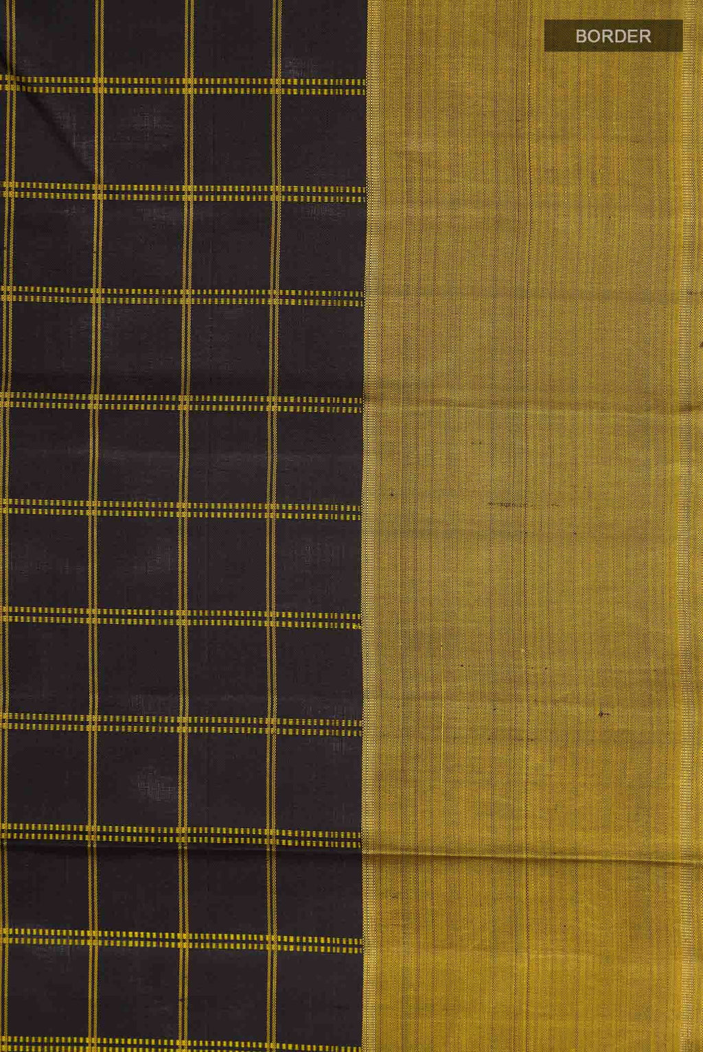 Pure Silk Pure Zari Black Kanchipuram Saree