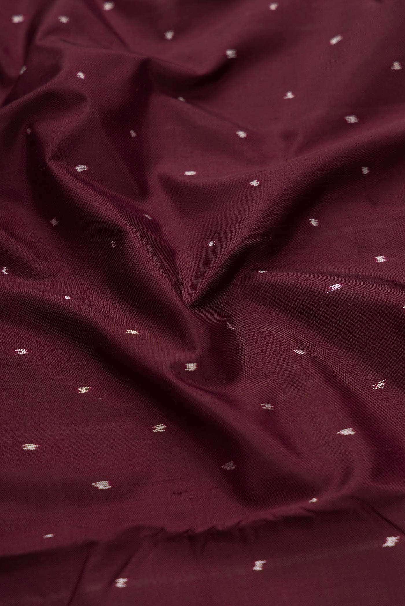 Maroon Dual Tone Double Ikat Saree