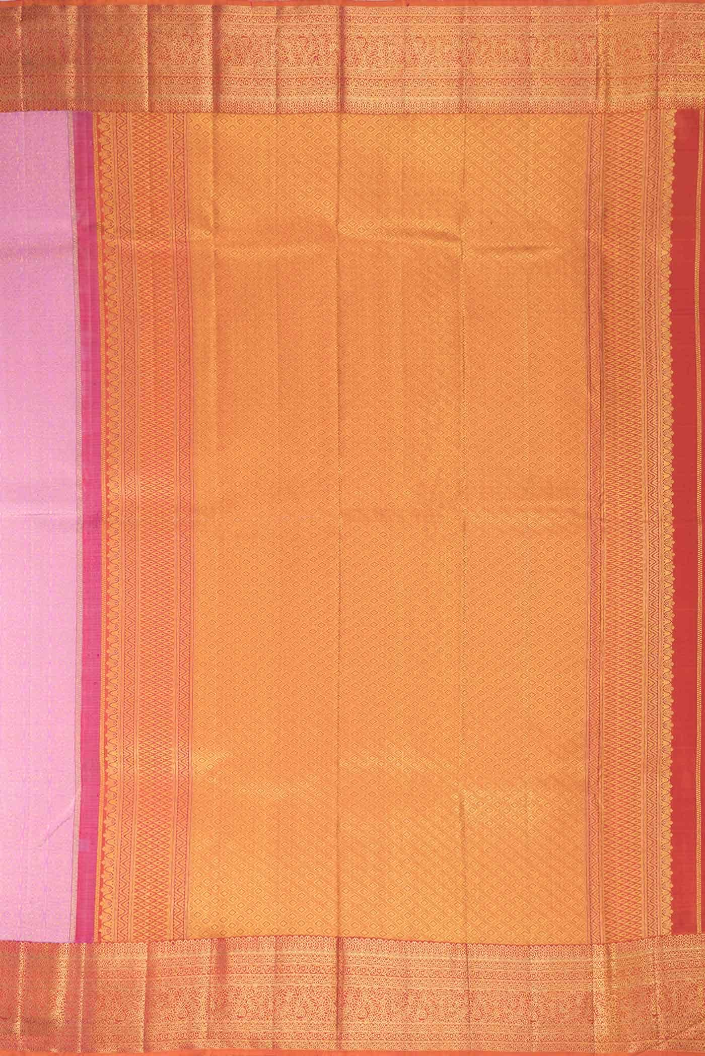 Pink Dual Tone Kanchipuram Silk Saree