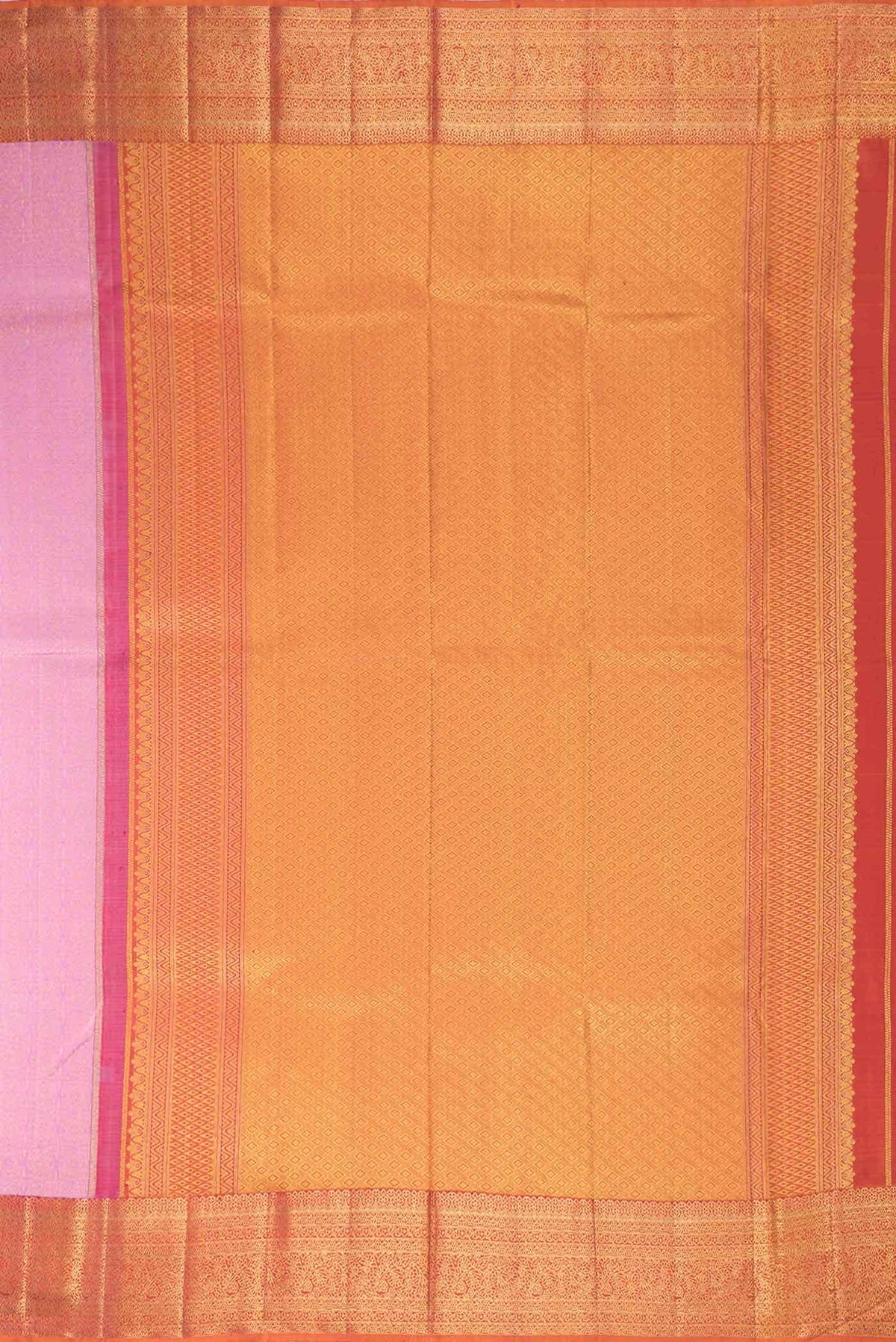 Pink Dual Tone Kanchipuram Silk Saree