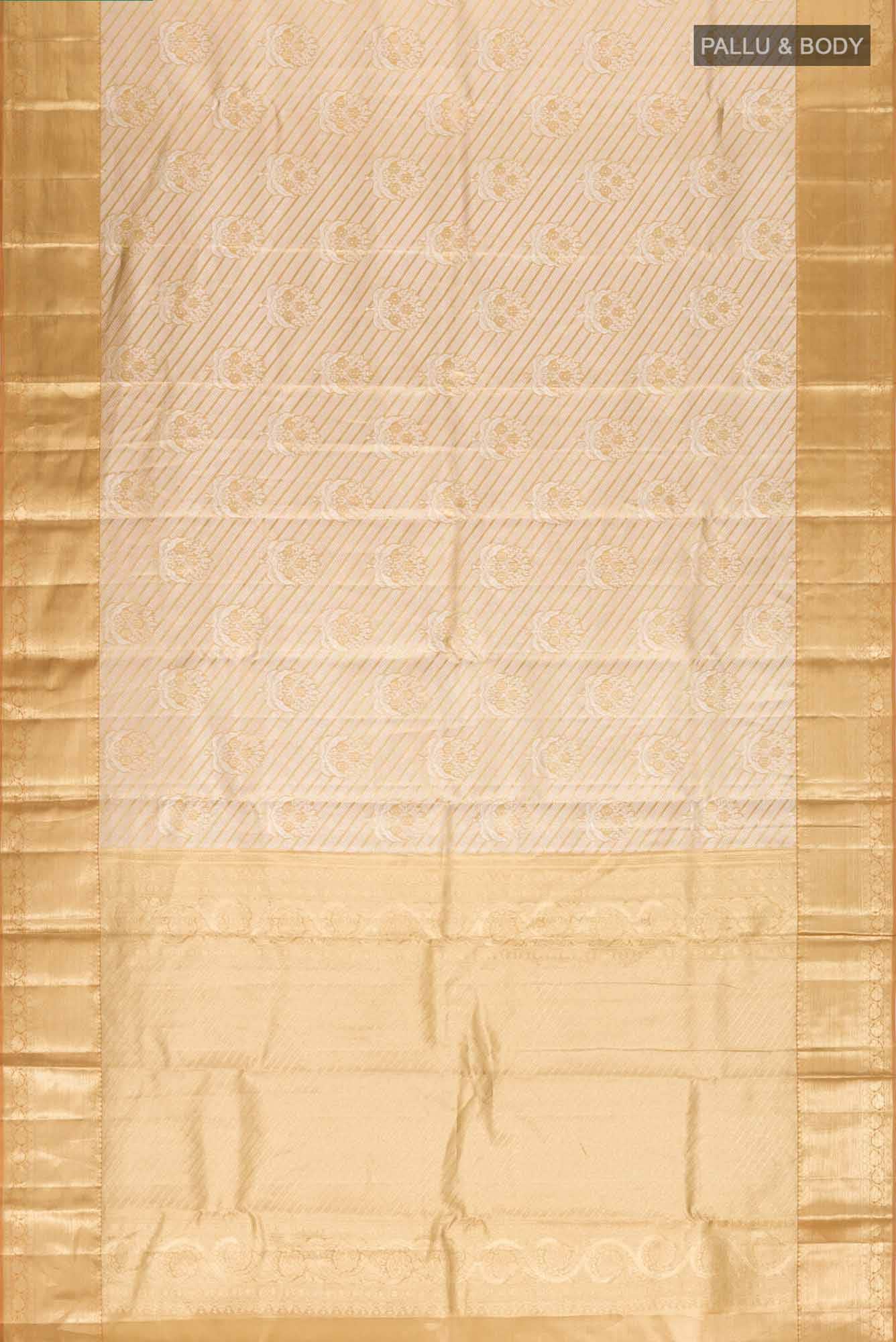 Gold Kanchipuram Tissue Silk Saree