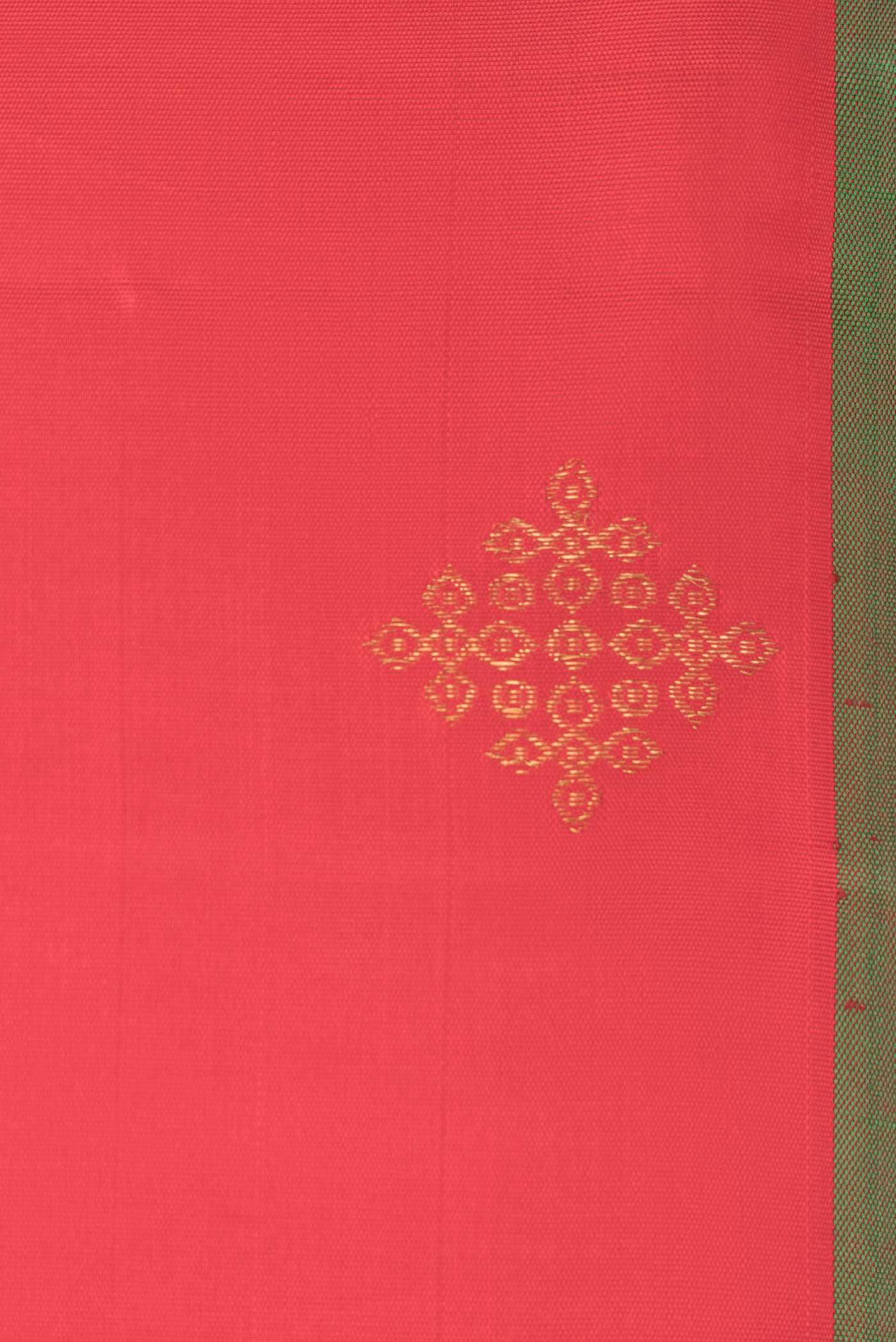 Pure Silk Pure Zari Red Kanchipuram Saree