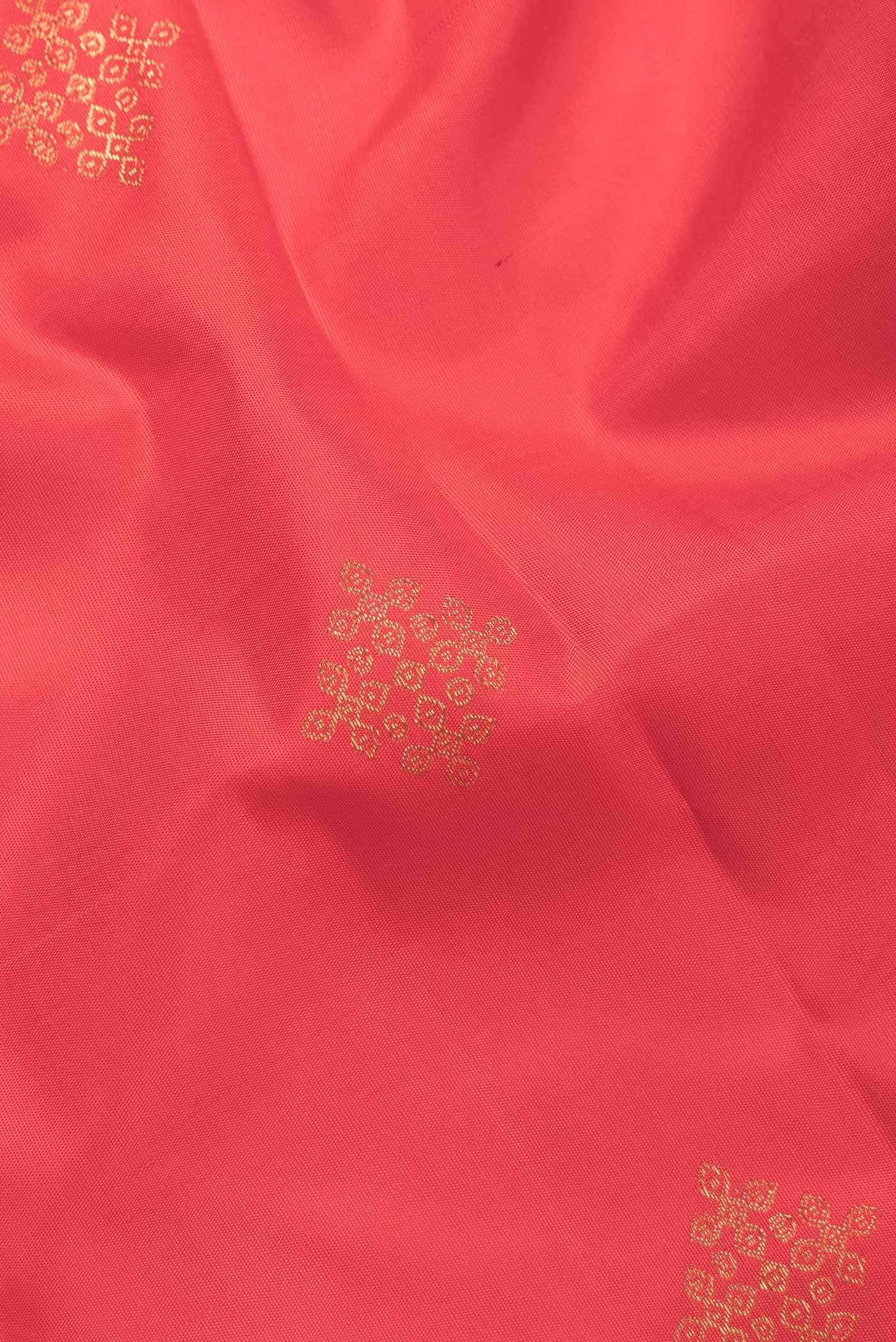 Pure Silk Pure Zari Red Kanchipuram Saree