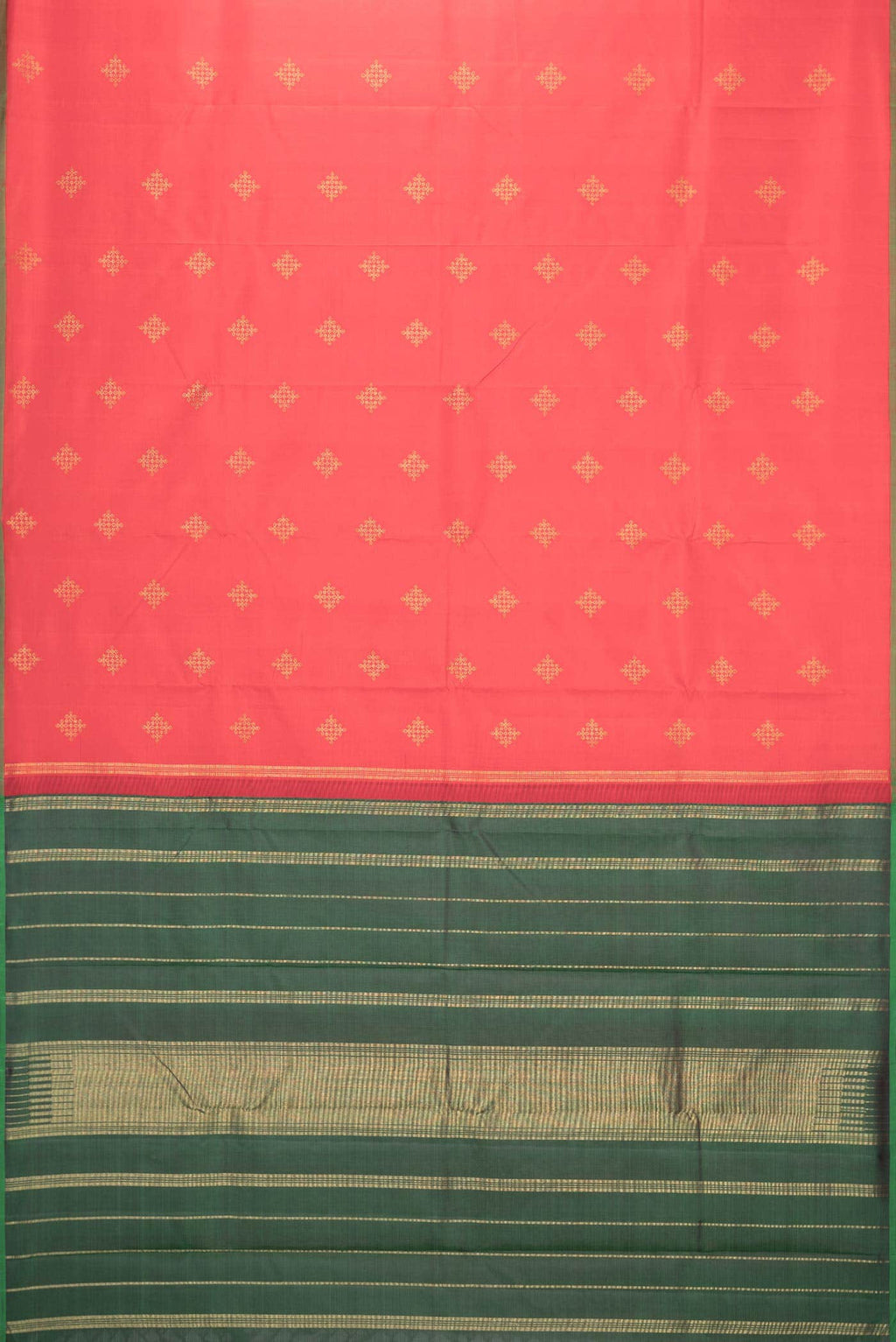 Pure Silk Pure Zari Red Kanchipuram Saree