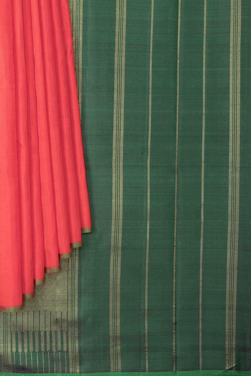 Pure Silk Pure Zari Red Kanchipuram Saree
