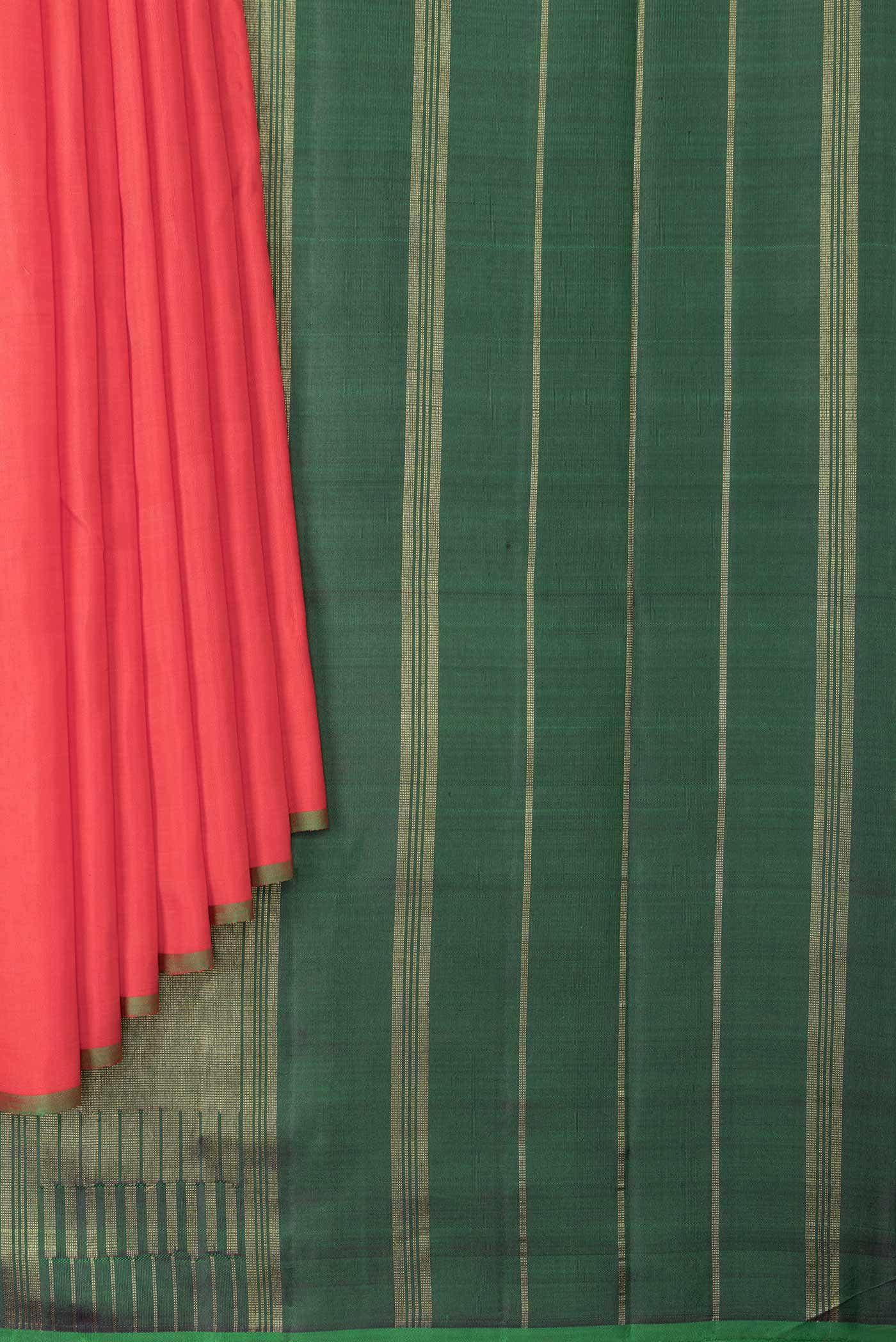 Pure Silk Pure Zari Red Kanchipuram Saree