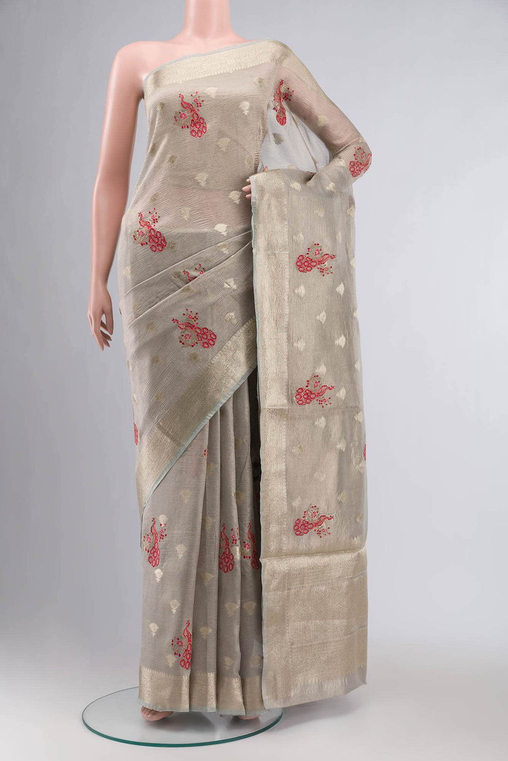 Gold Tissue Silk Saree