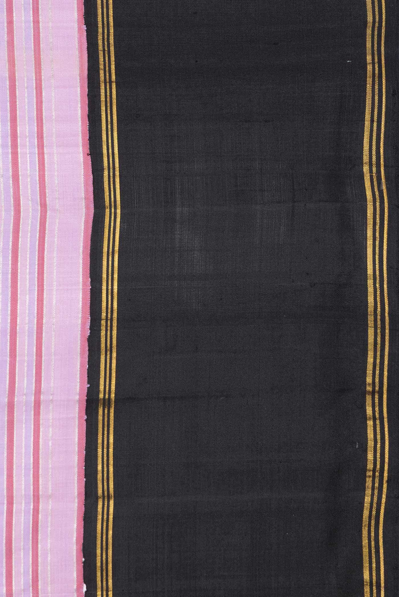 Pure Silk Pure Zari Lavender Dual Tone Kanchipuram Saree