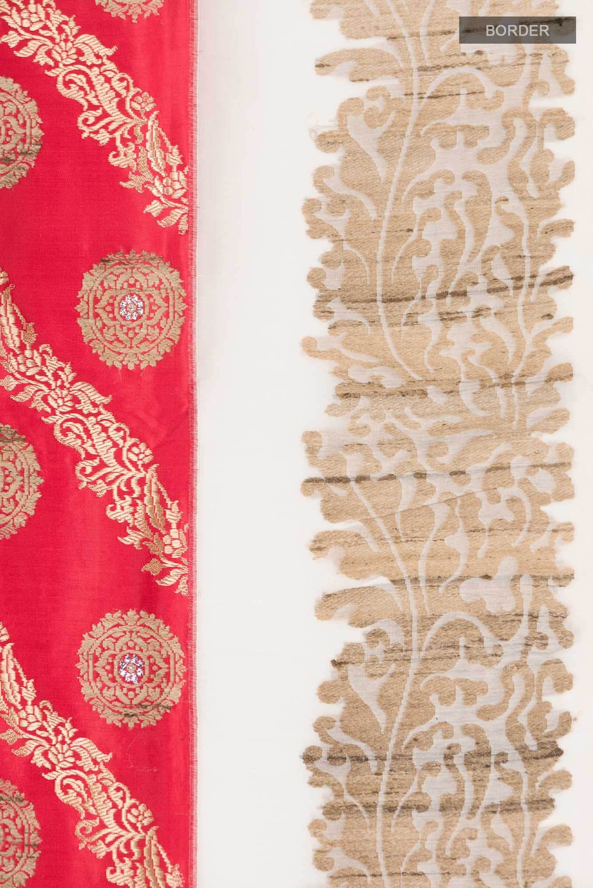 Red Banarasi Silk Saree