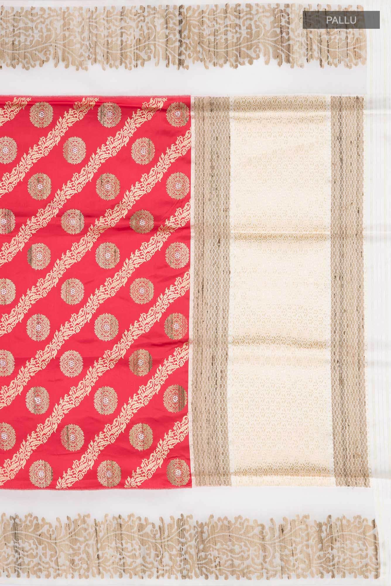 Red Banarasi Silk Saree