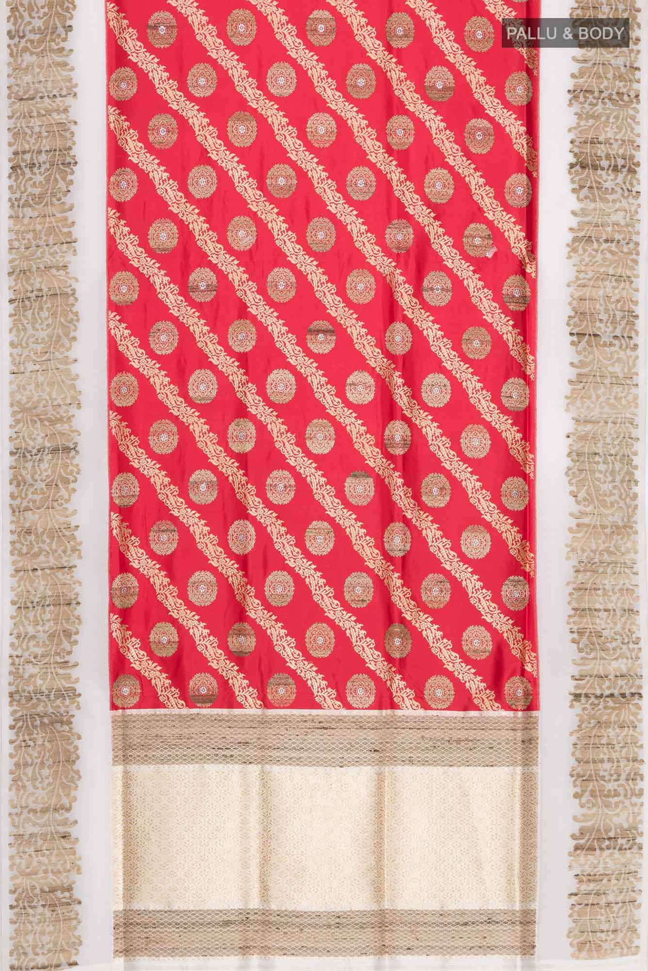 Red Banarasi Silk Saree