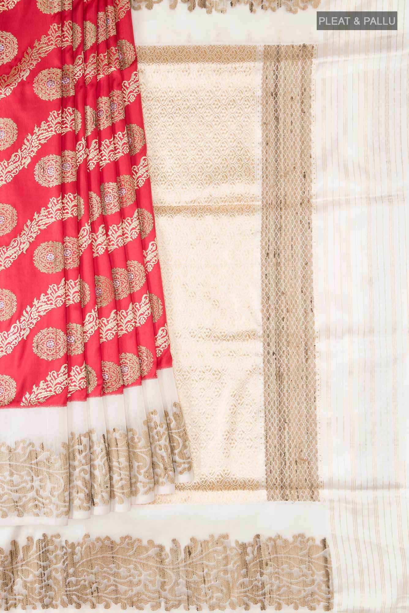 Red Banarasi Silk Saree