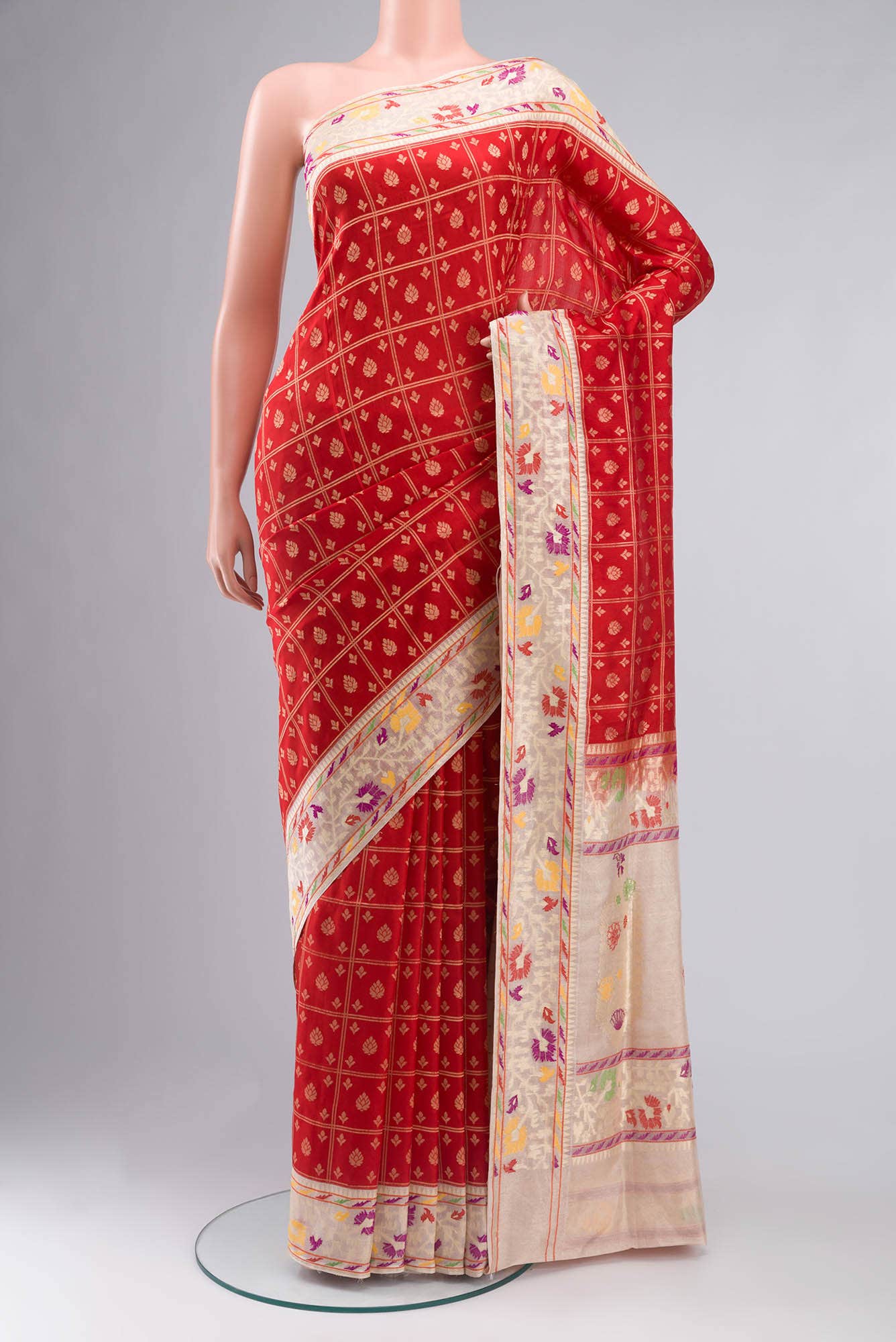 Red Banarasi Silk Saree