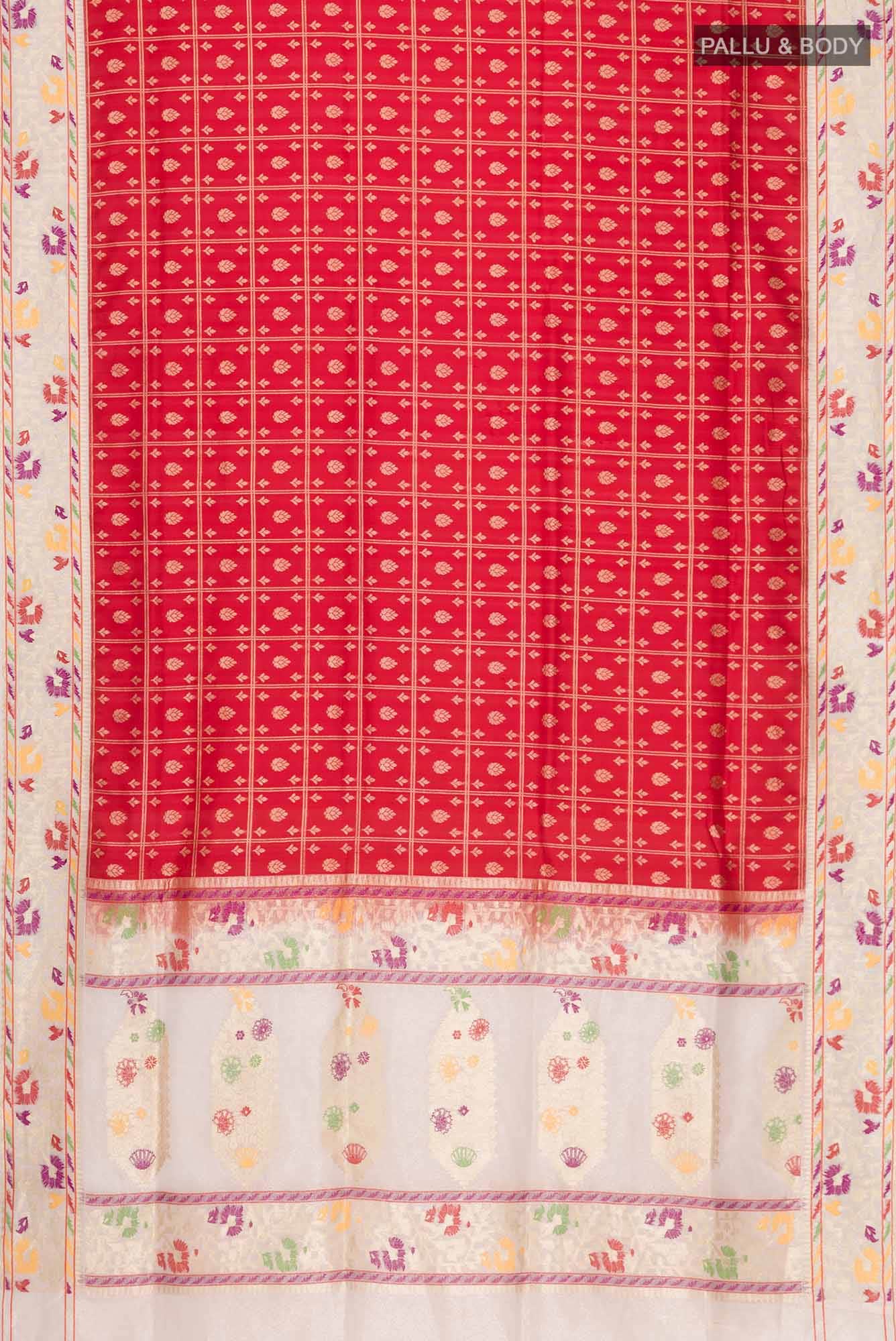 Red Banarasi Silk Saree