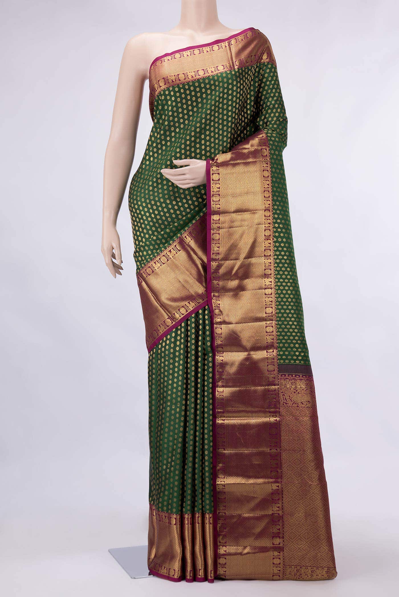 Green Kanchipuram Silk Saree