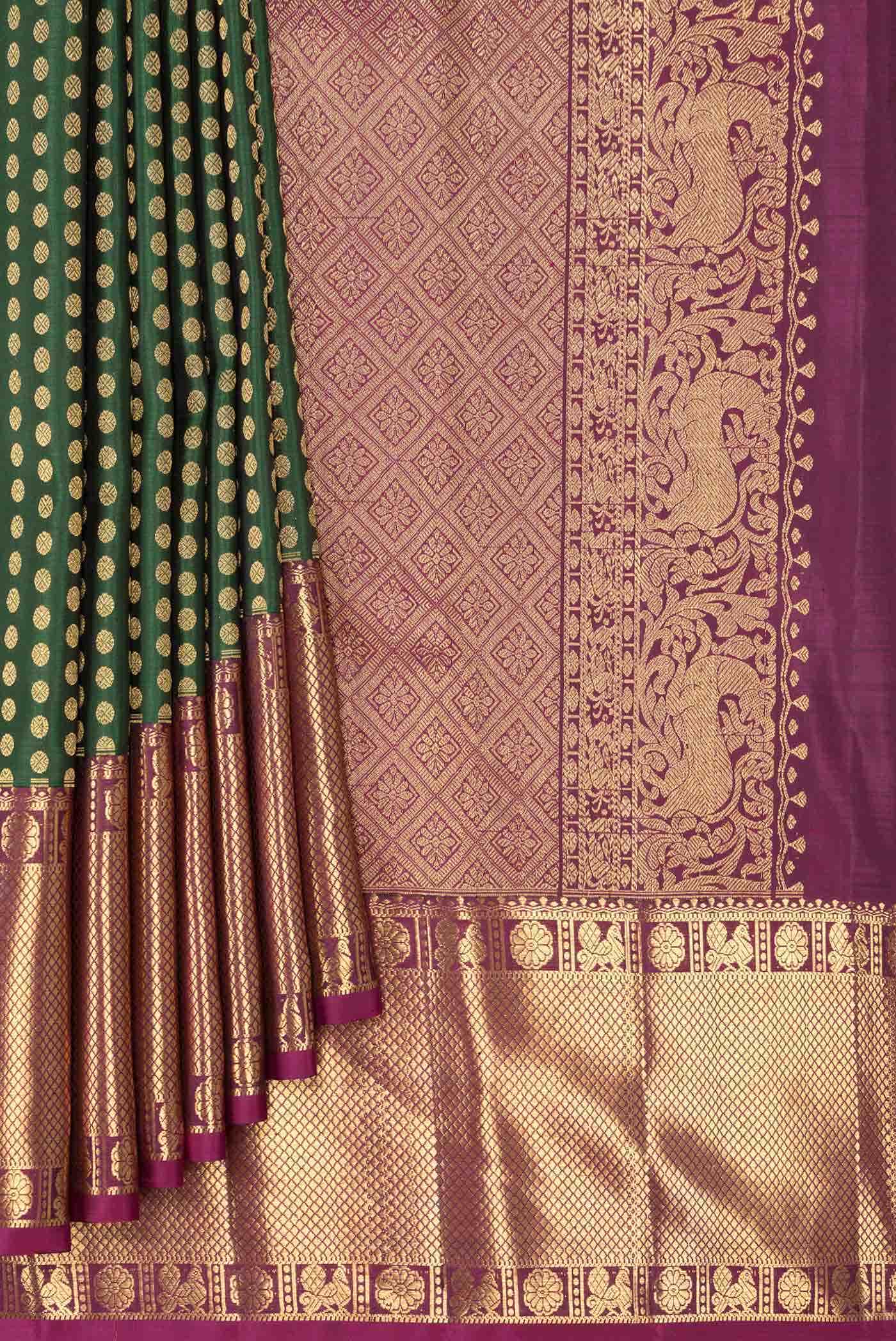 Green Kanchipuram Silk Saree