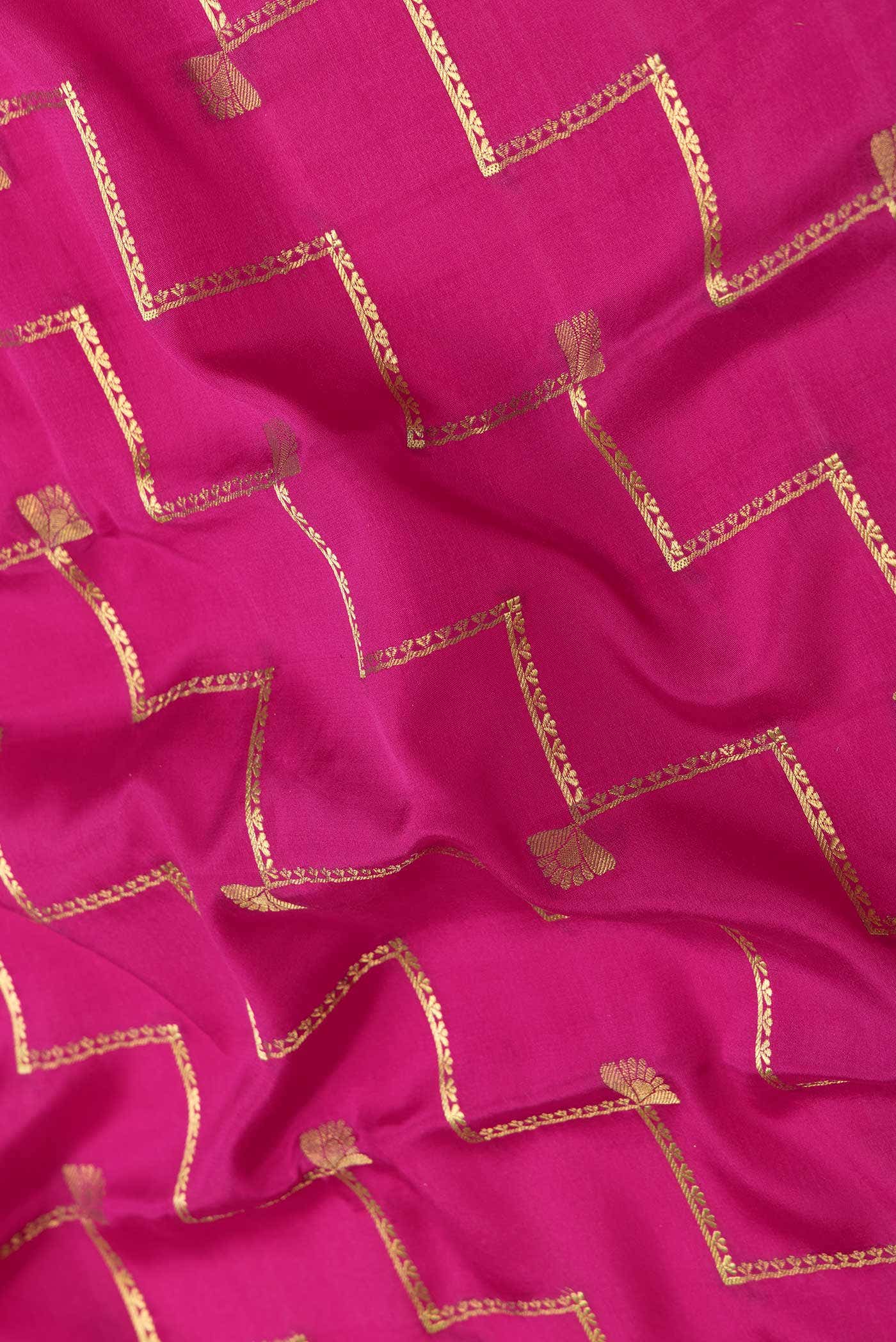 Pink Dual Tone Mysore Crepe Saree