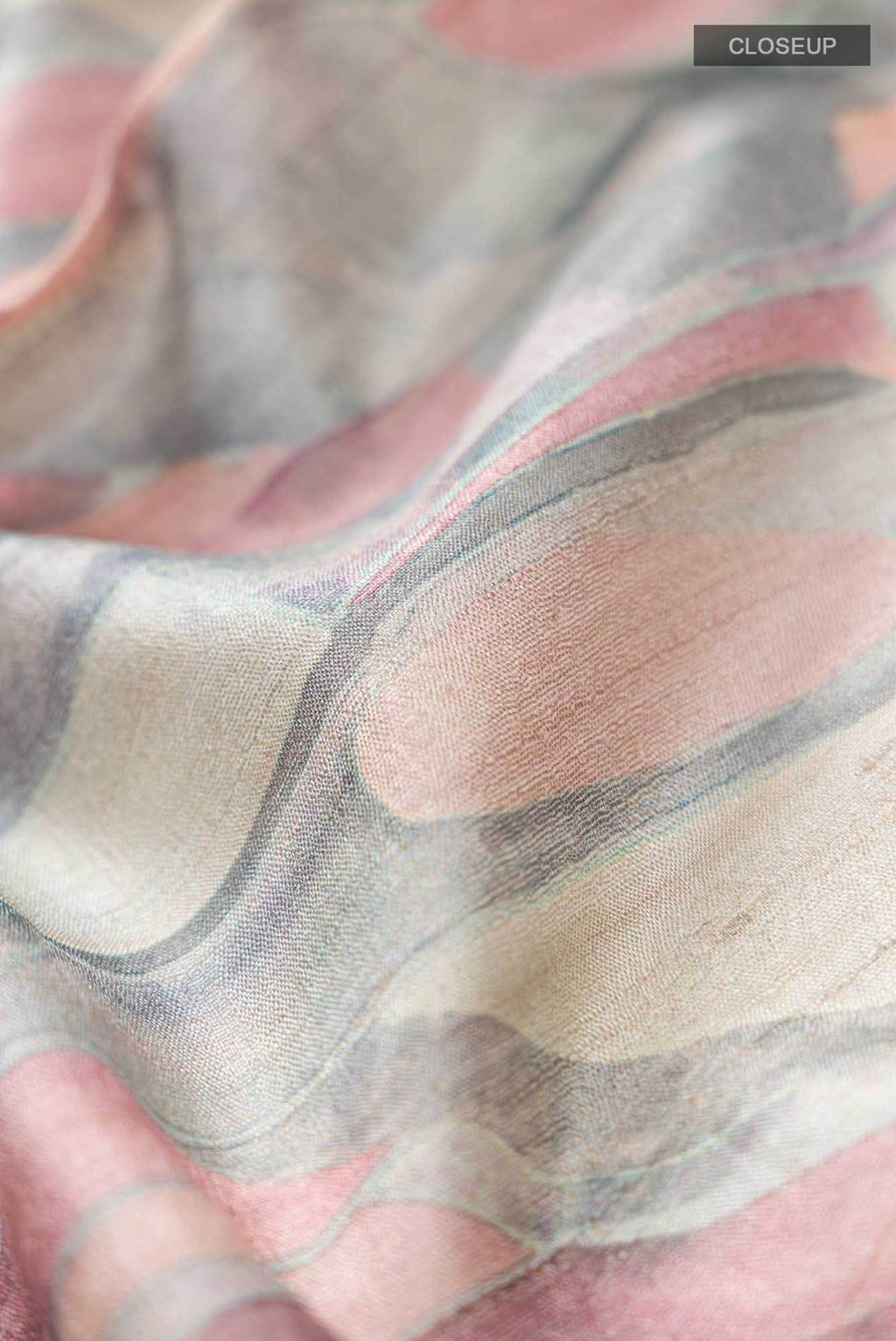 Blue Bhagalpuri Tussar Silk Saree
