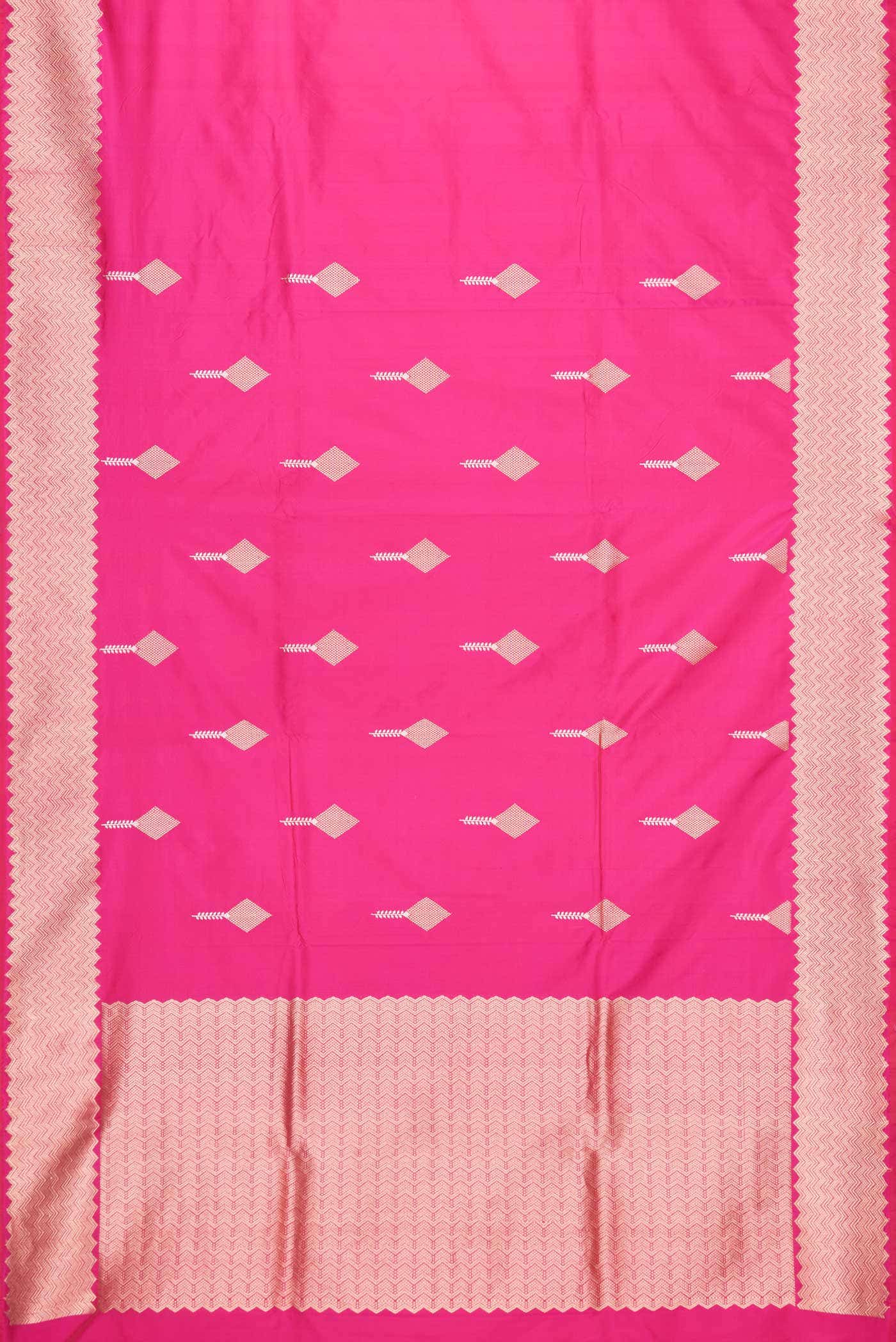 Pink Banarasi Silk Saree