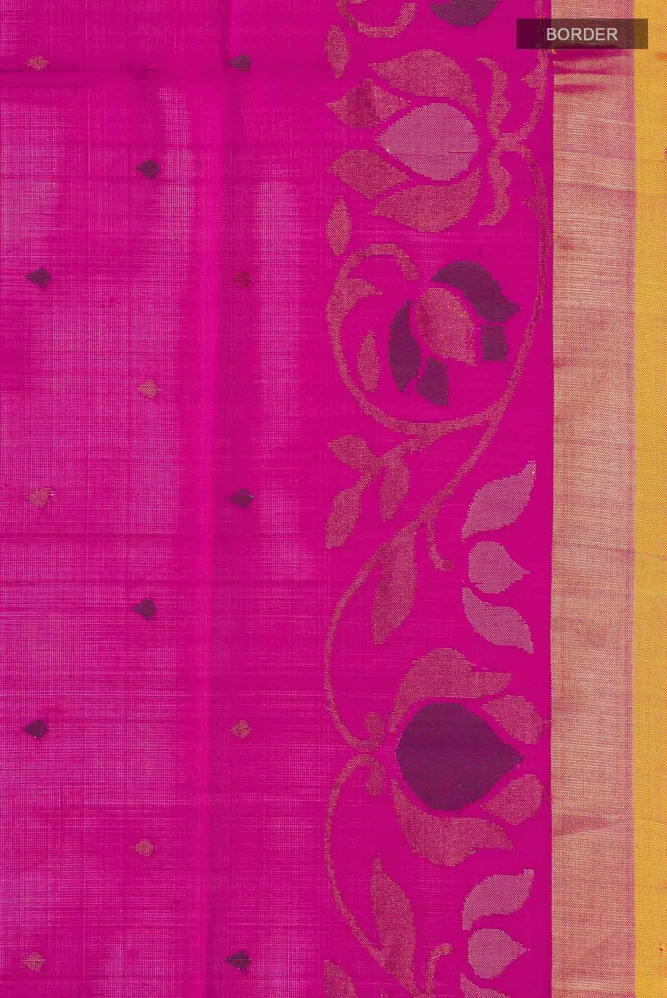 Pink Uppada Silk Saree