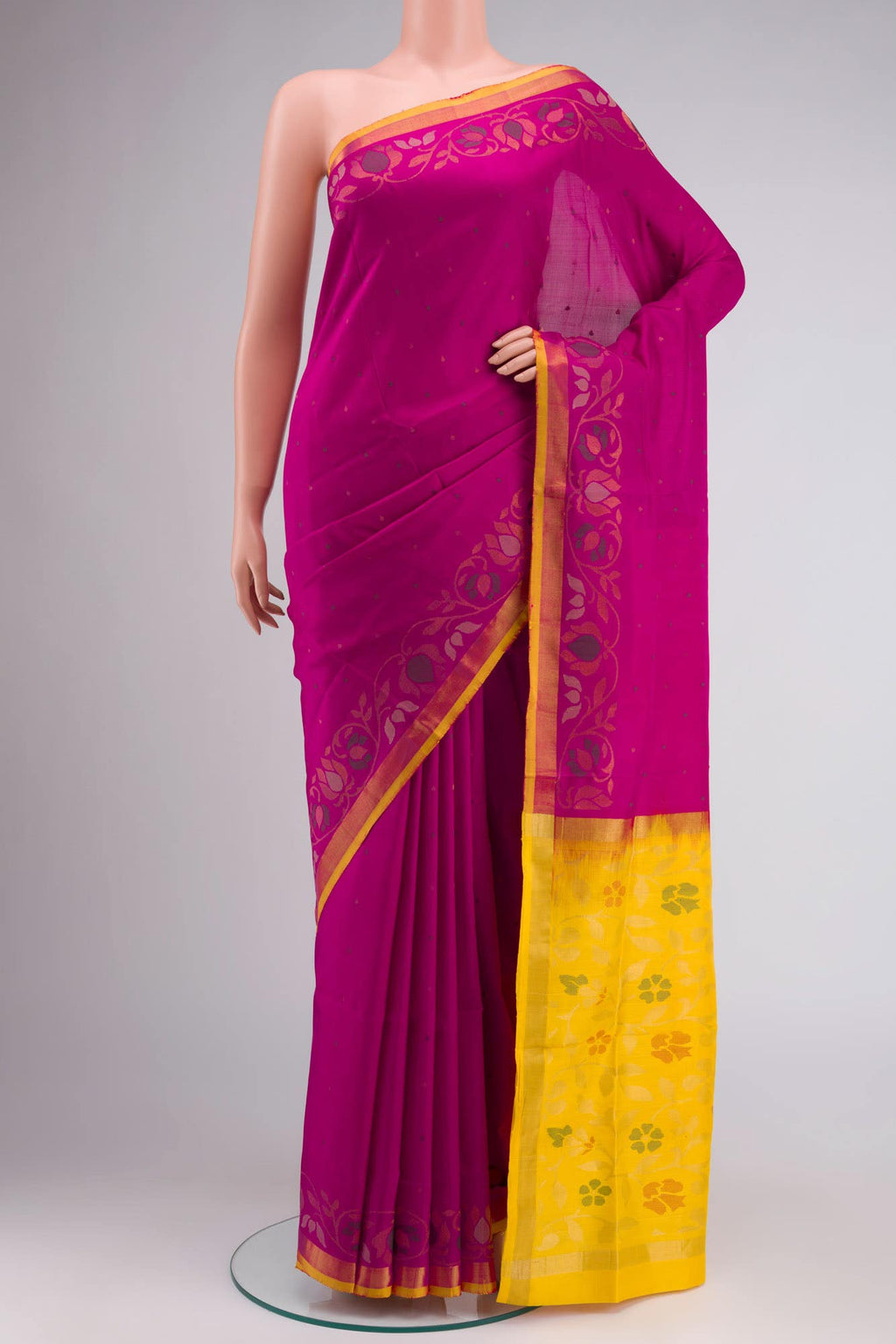 Pink Uppada Silk Saree