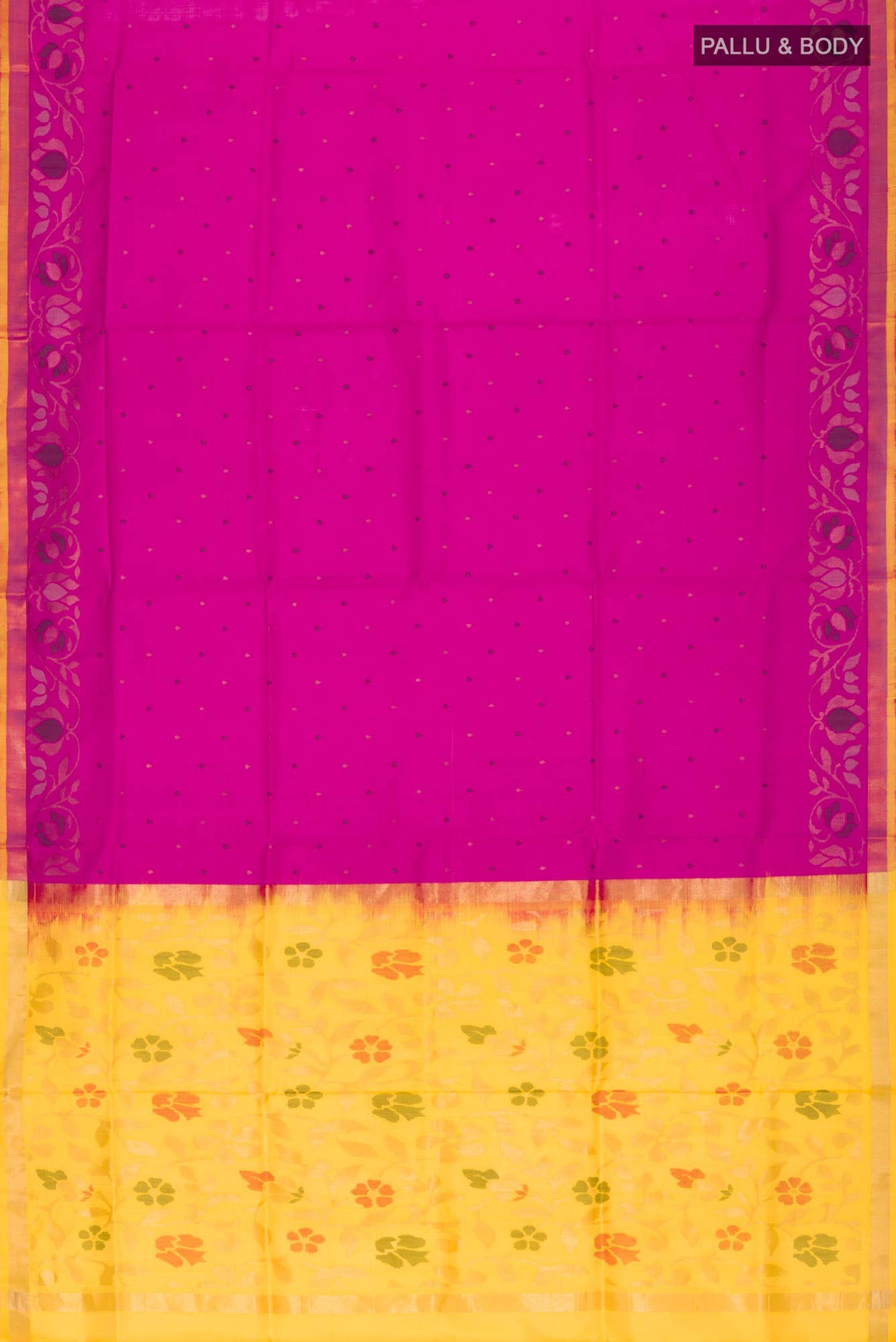 Pink Uppada Silk Saree