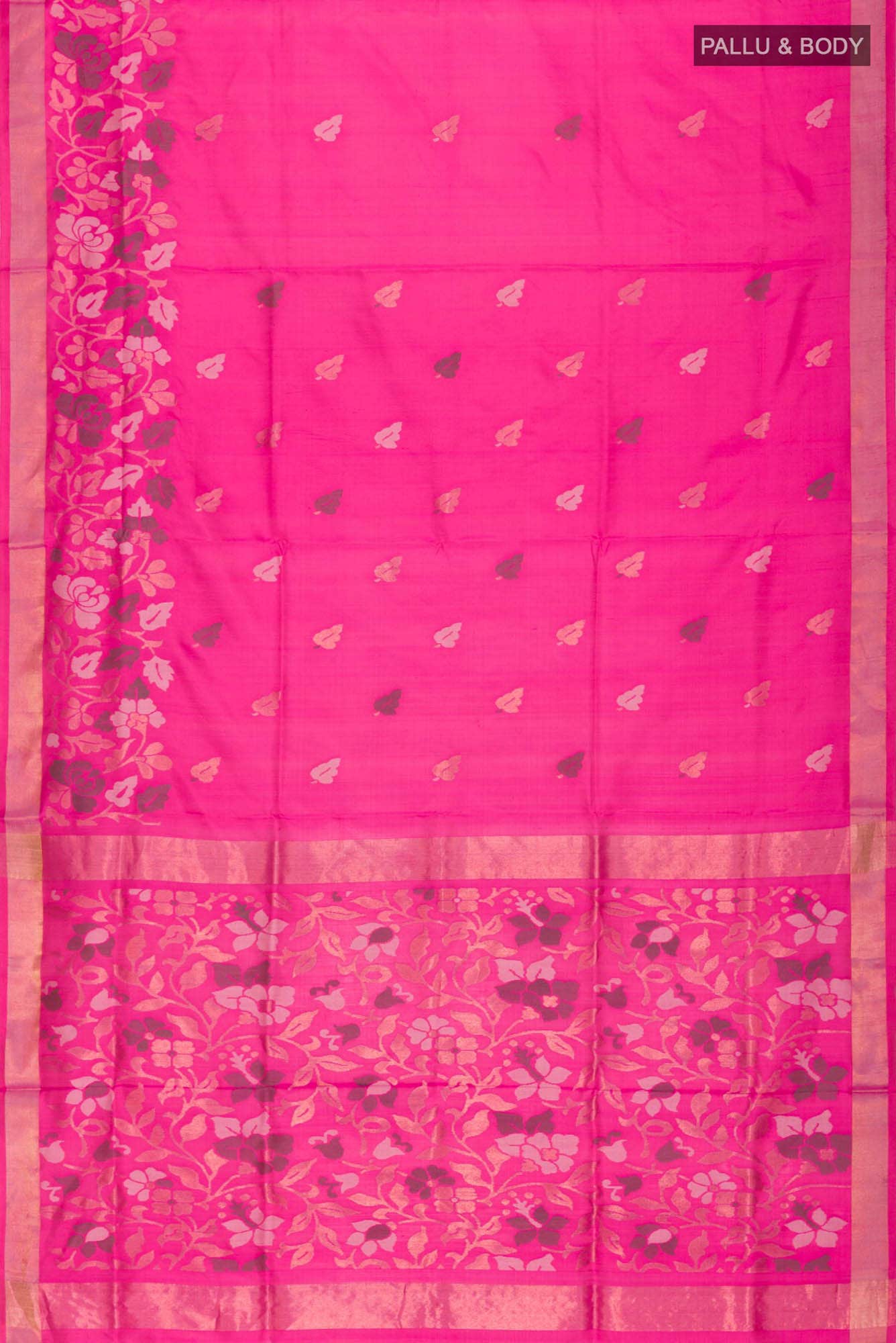 Pink Uppada Silk Saree