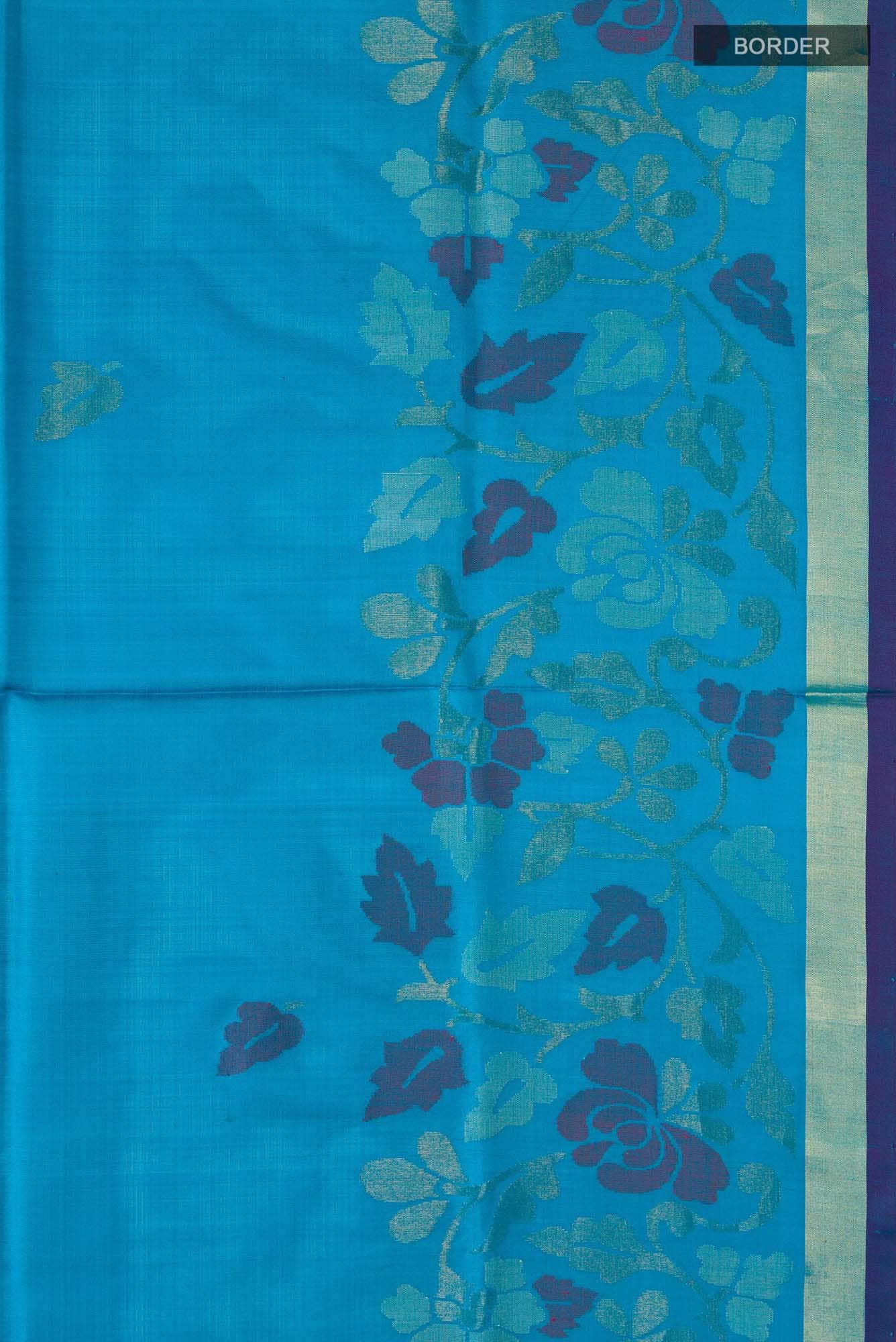 Blue Uppada Silk Saree