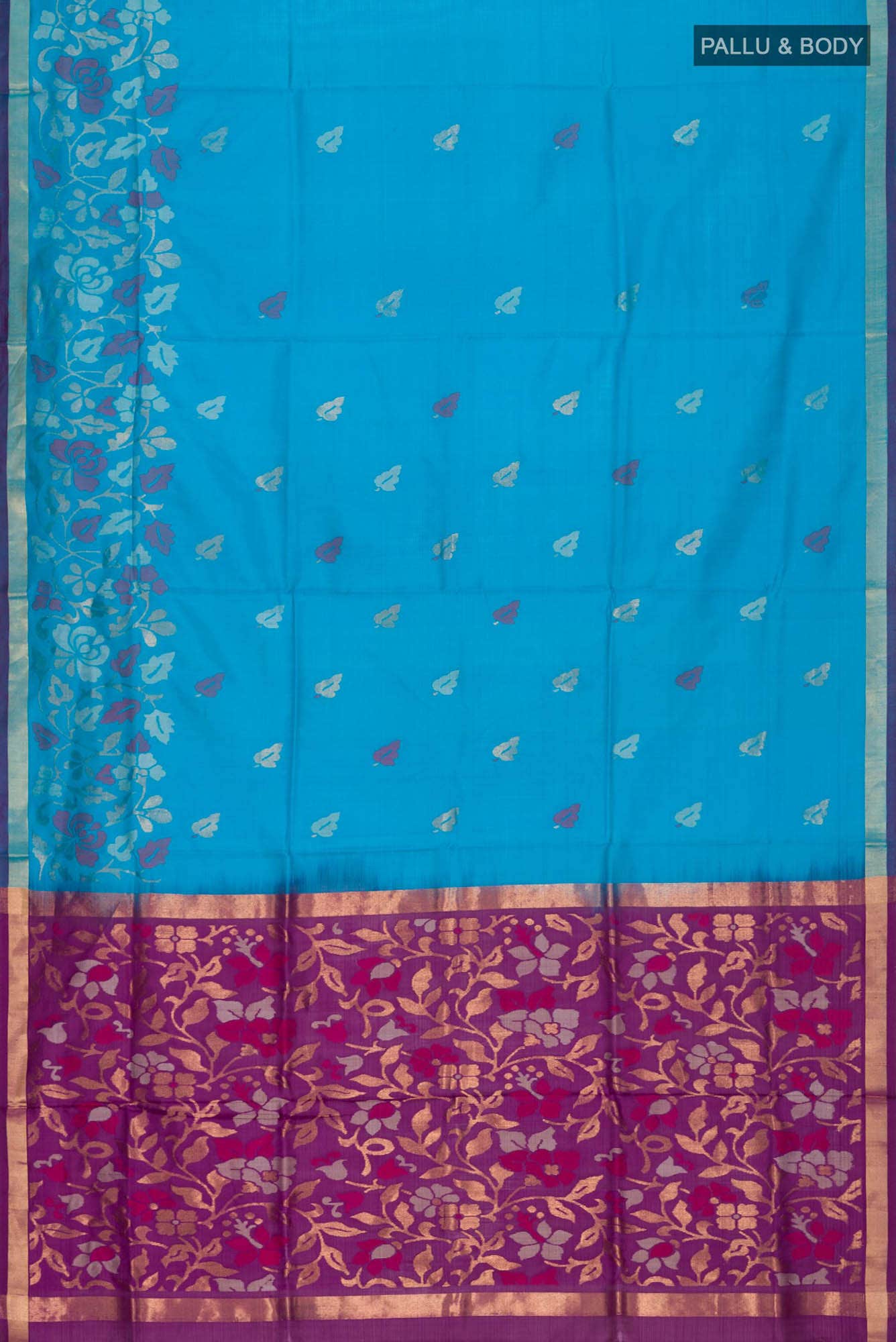 Blue Uppada Silk Saree